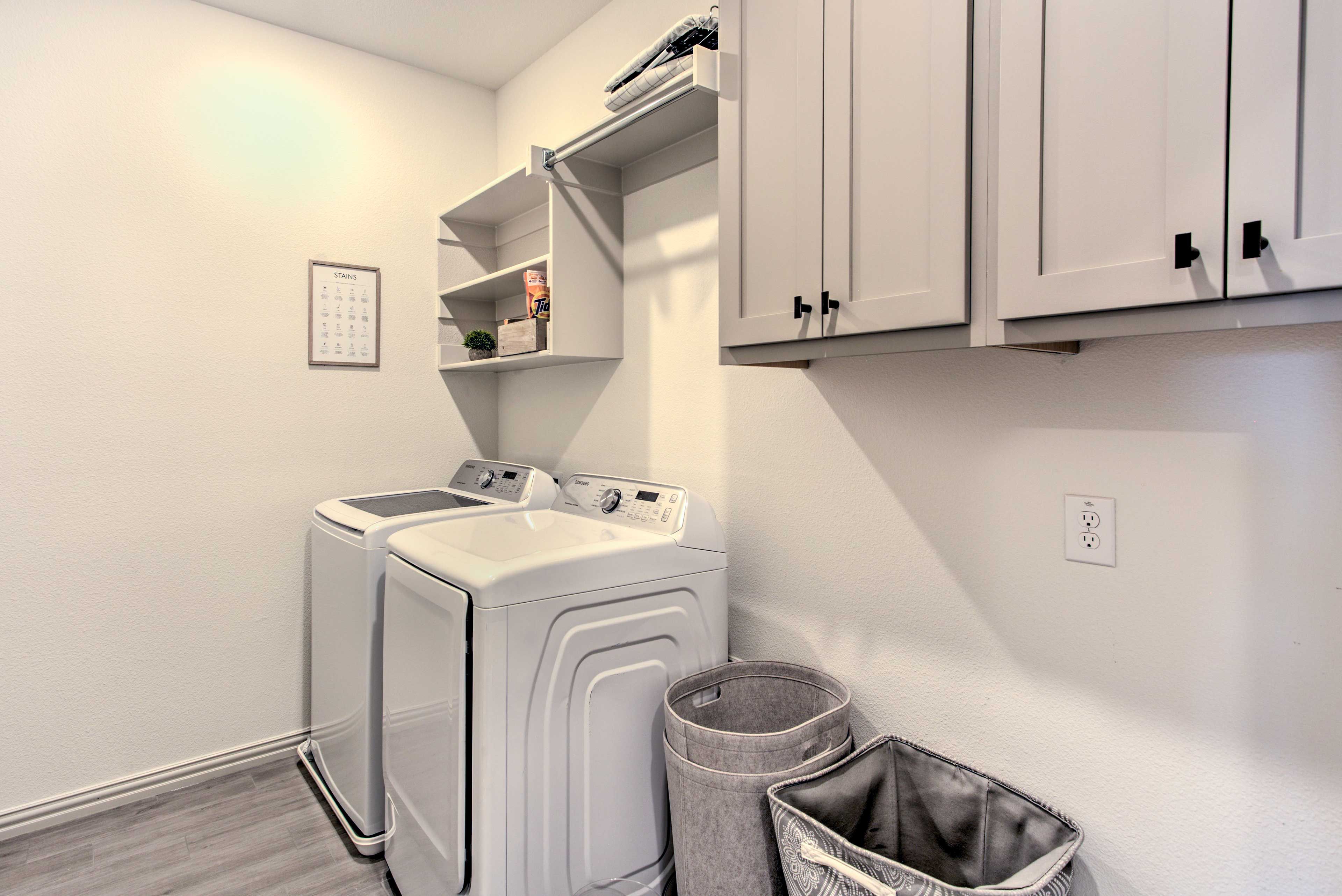 Laundry Room | Laundry Detergent Provided | Iron/Board