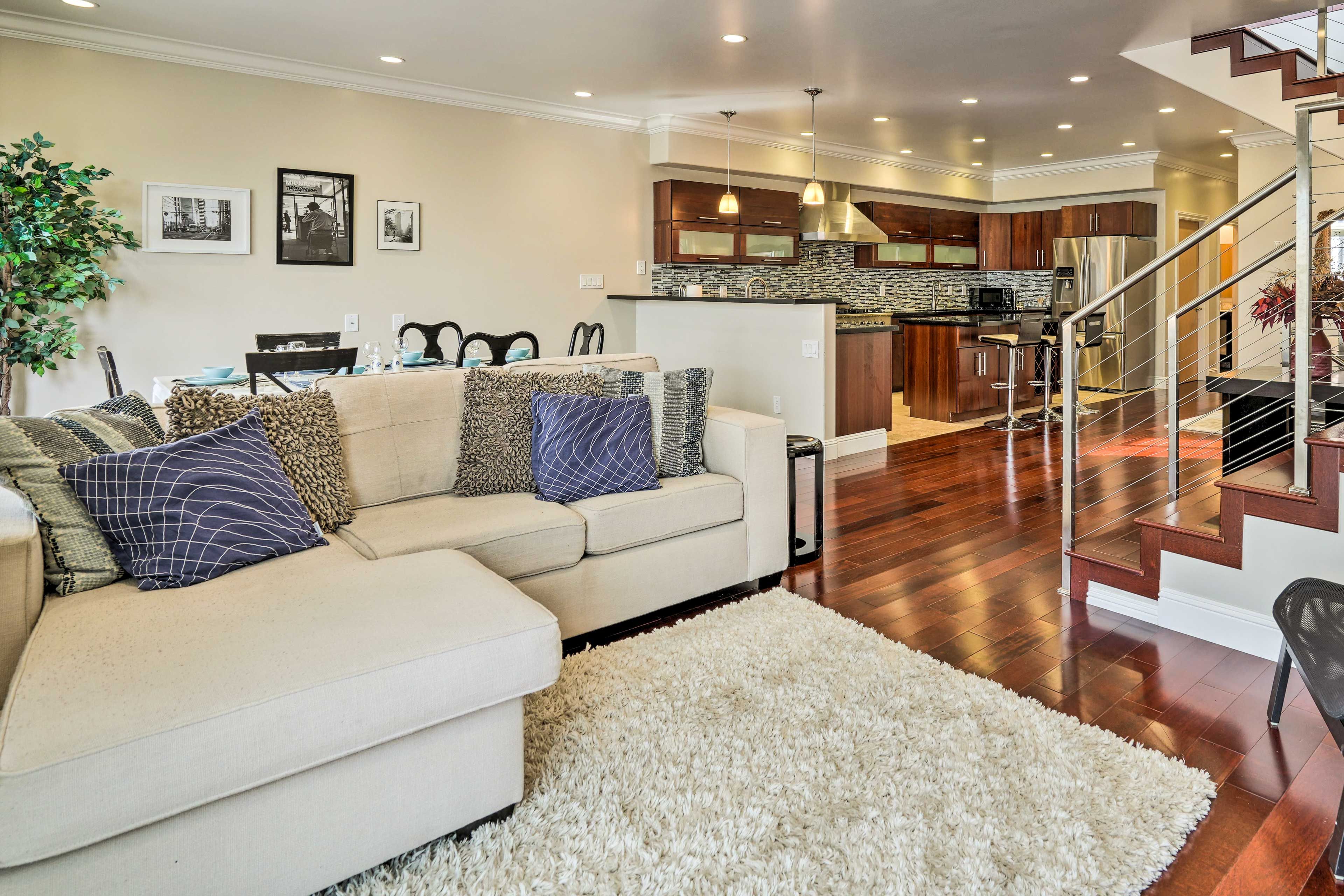 San Francisco Vacation Rental | 3BR | 2BA | Stairs Required | 2,500 Sq Ft
