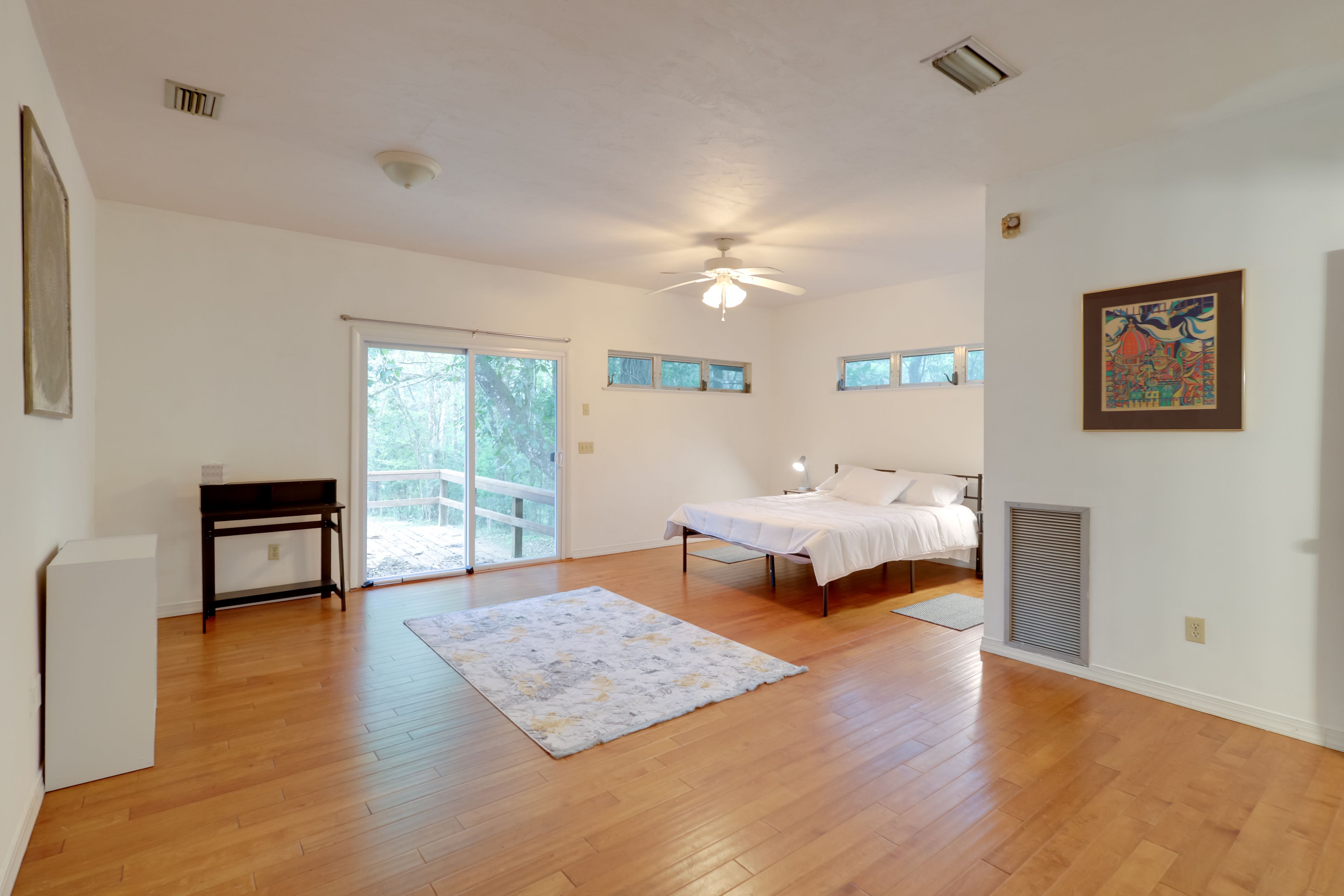 Bedroom 1 | Queen Bed | Linens Provided | Deck Access