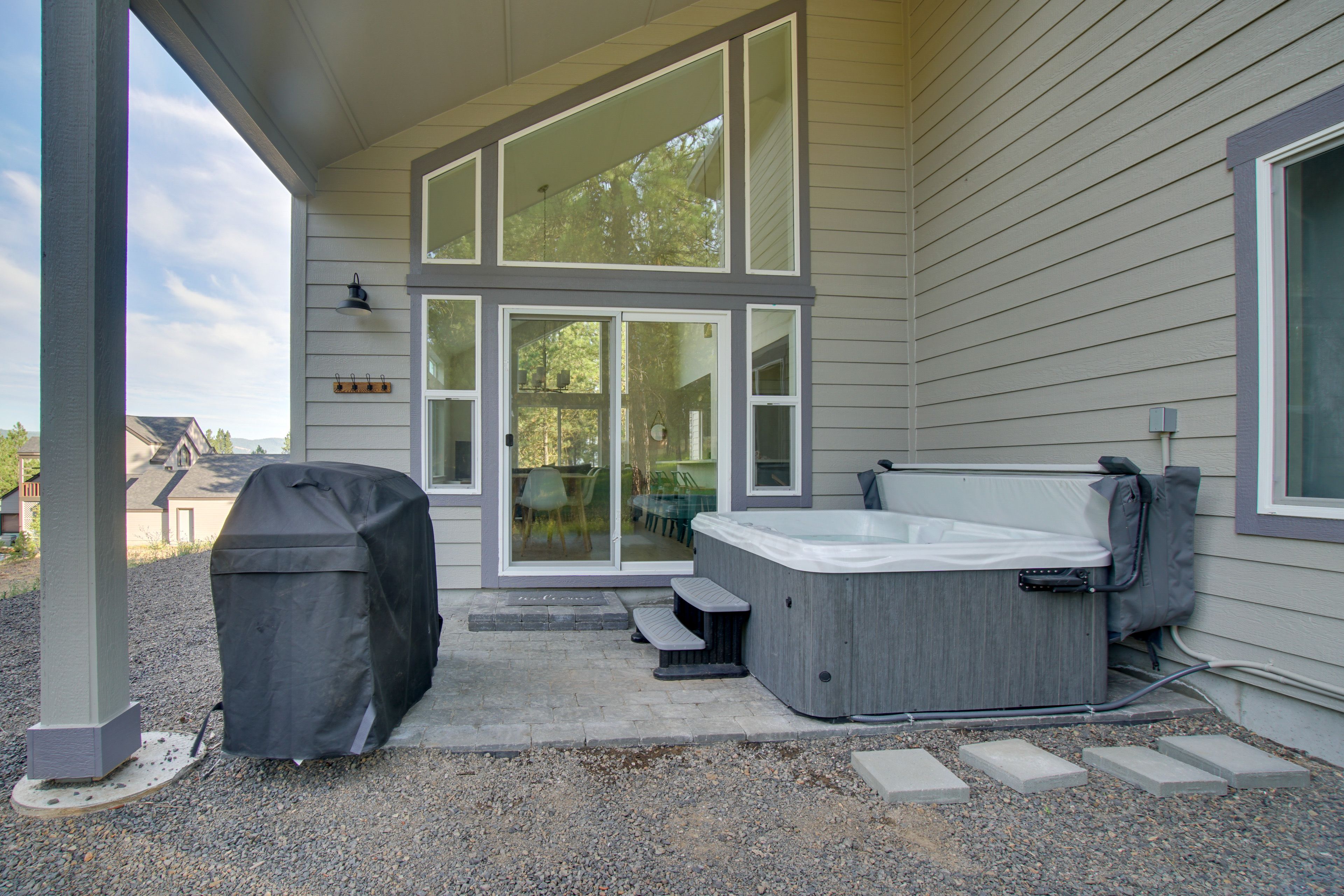 Patio | Private Hot Tub | Gas Grill