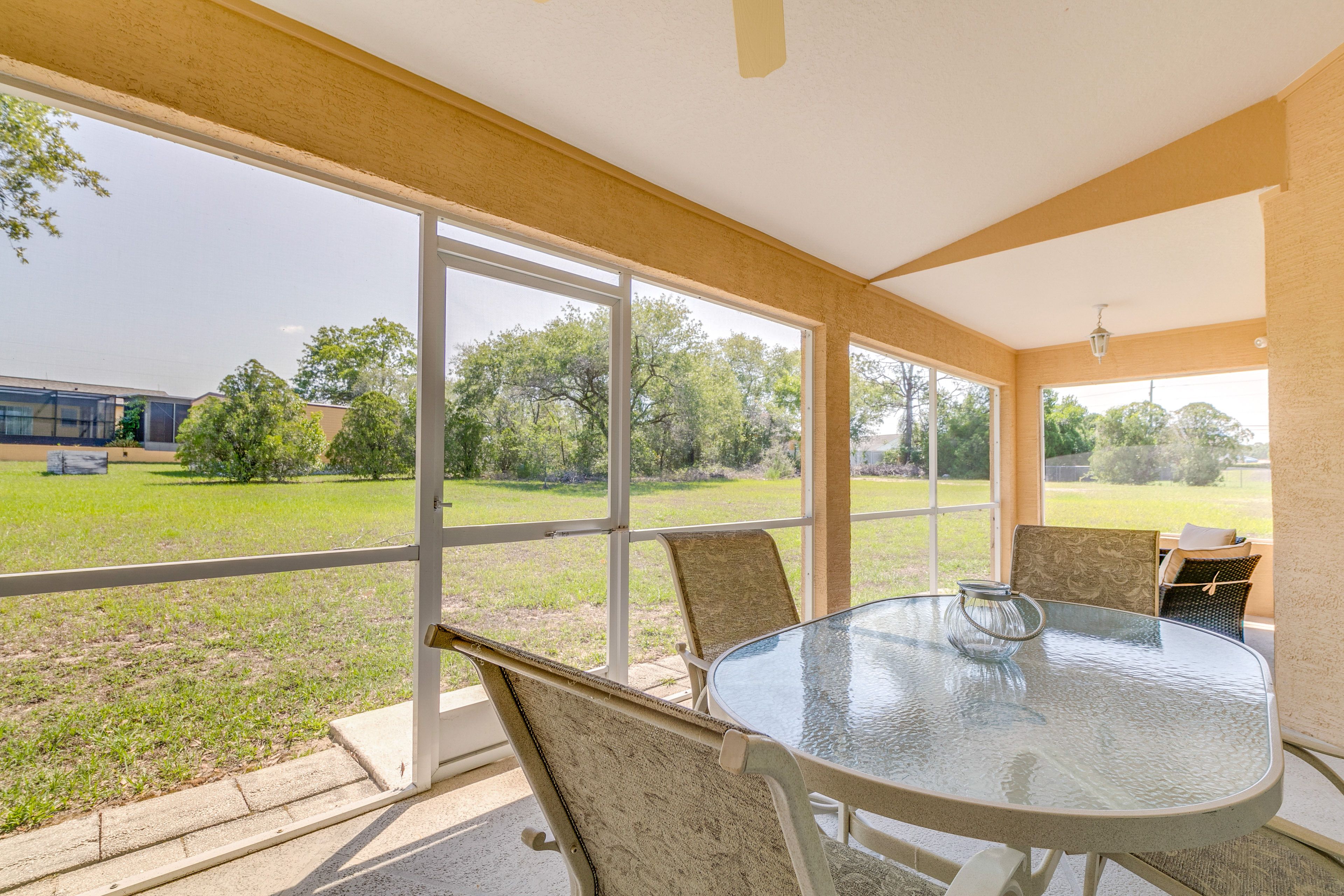 Spring Hill Vacation Rental | 3BR | 2BA | 1 Step Required for Access