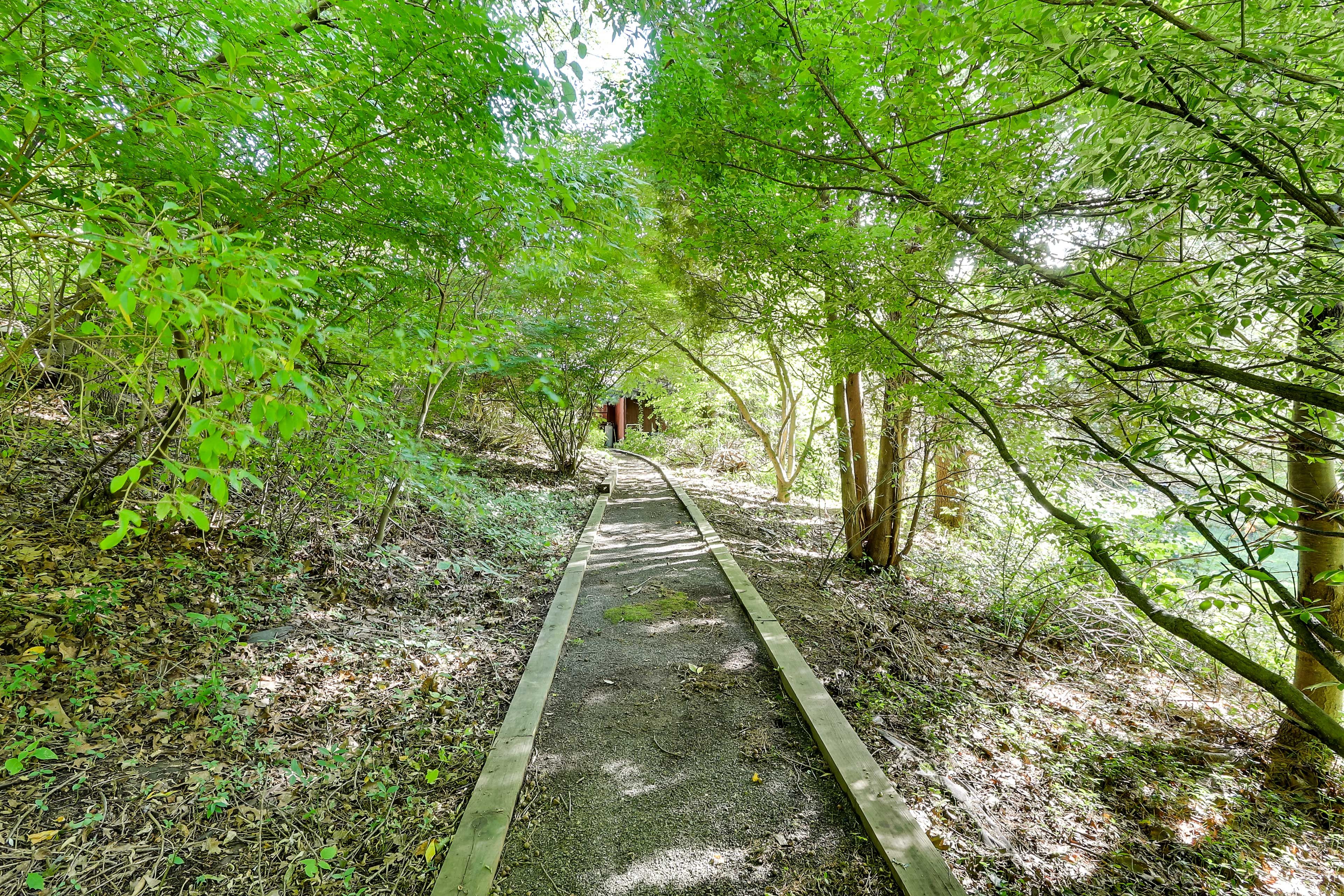 Walkway to Tennis Court