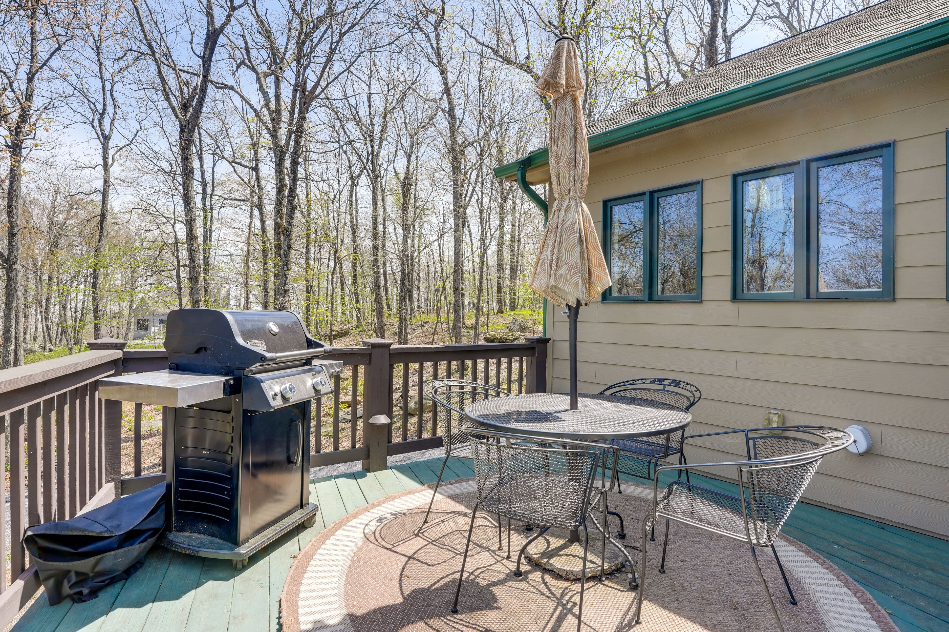 Furnished Deck | Gas Grill | Outdoor Dining & Seating