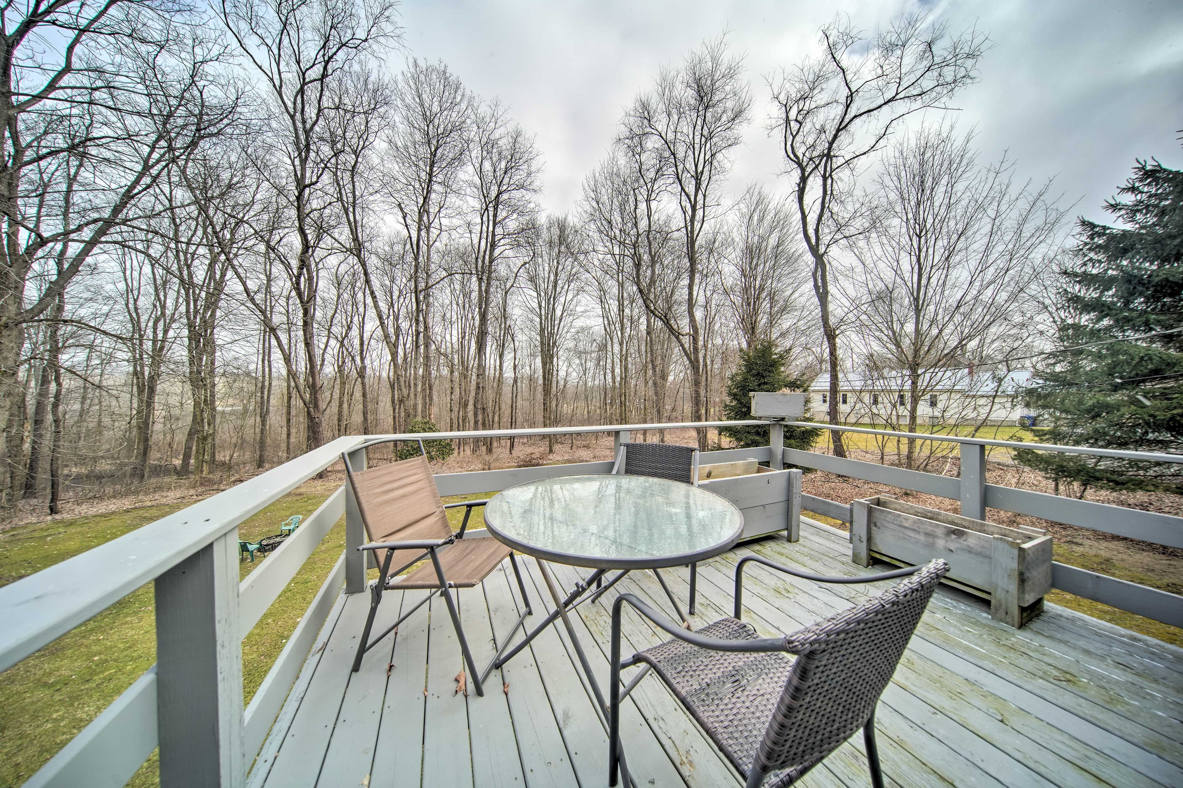 Outdoor Space | Private Deck | Dining Area