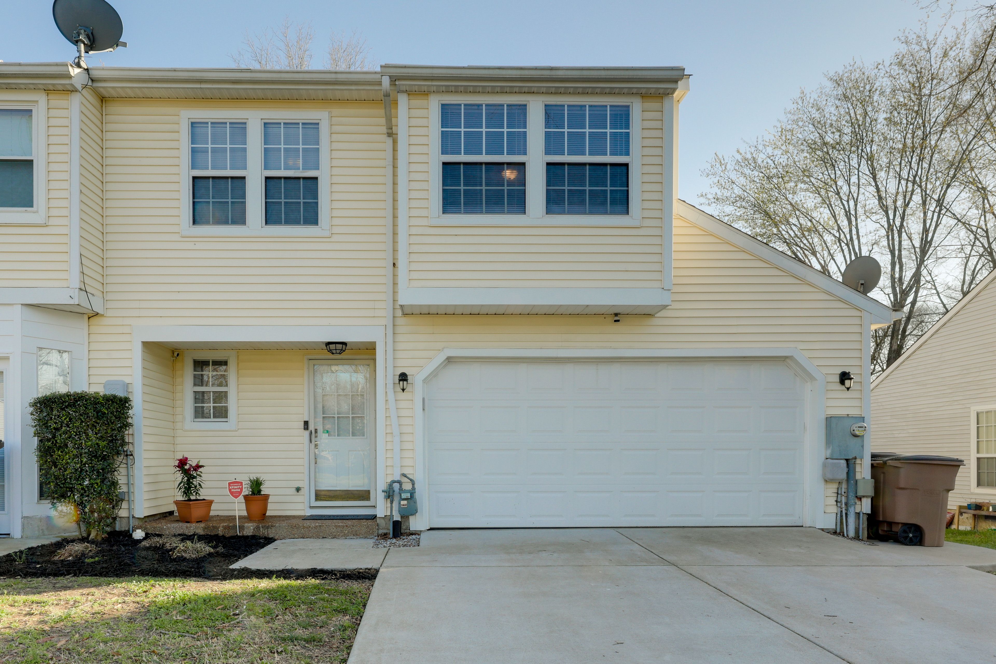 Townhome Exterior | Keyless Entry