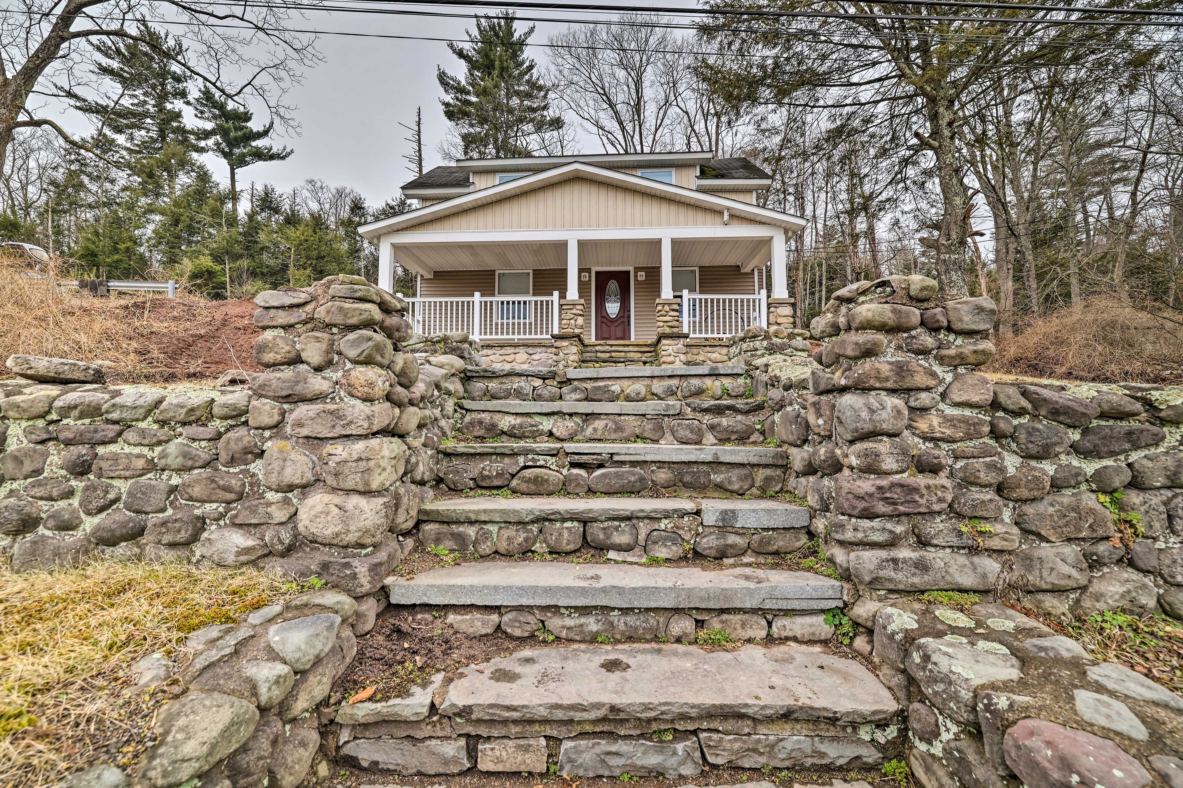 Exterior | Outside Staircase Required to Enter