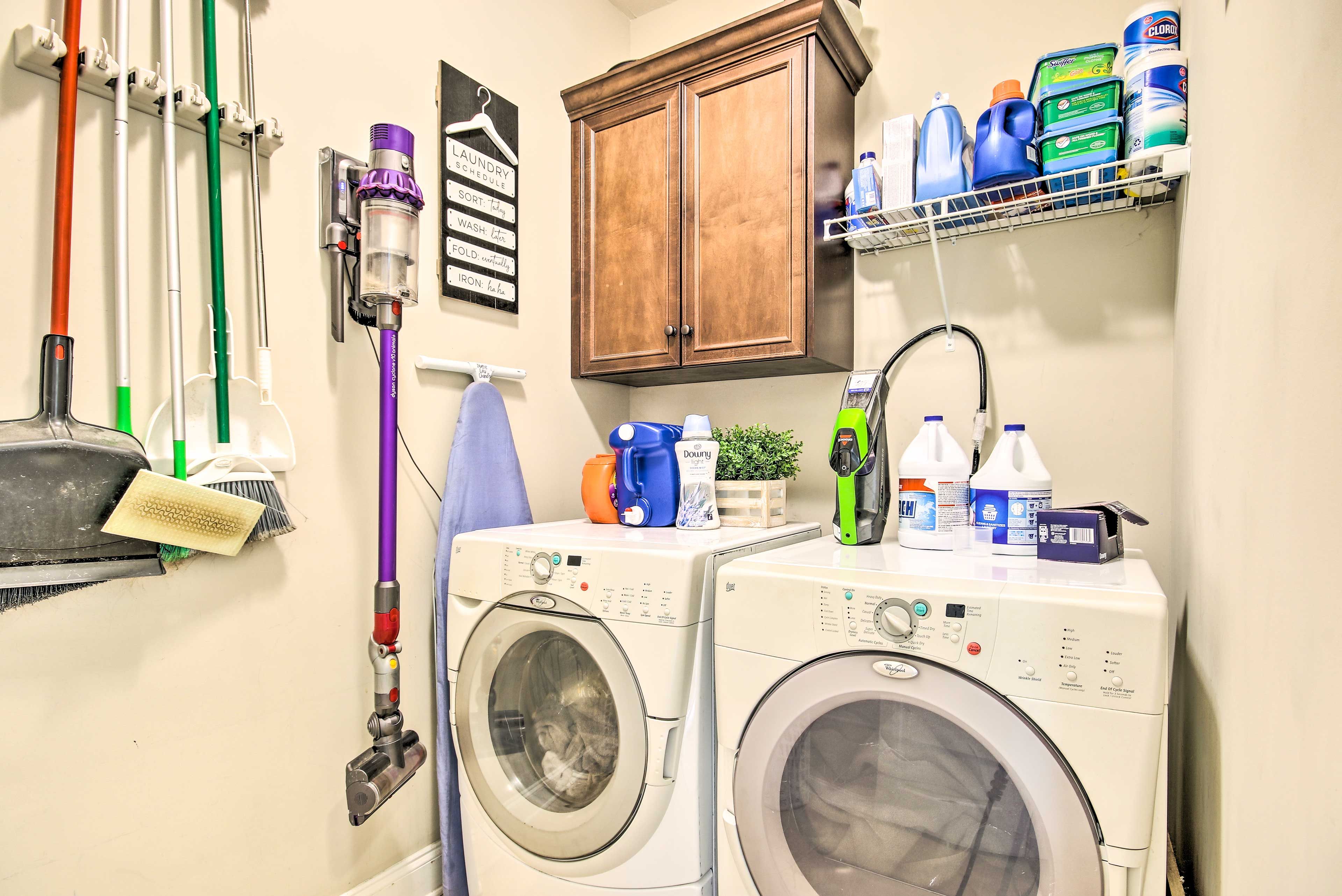 Washer & Dryer | Linens Provided
