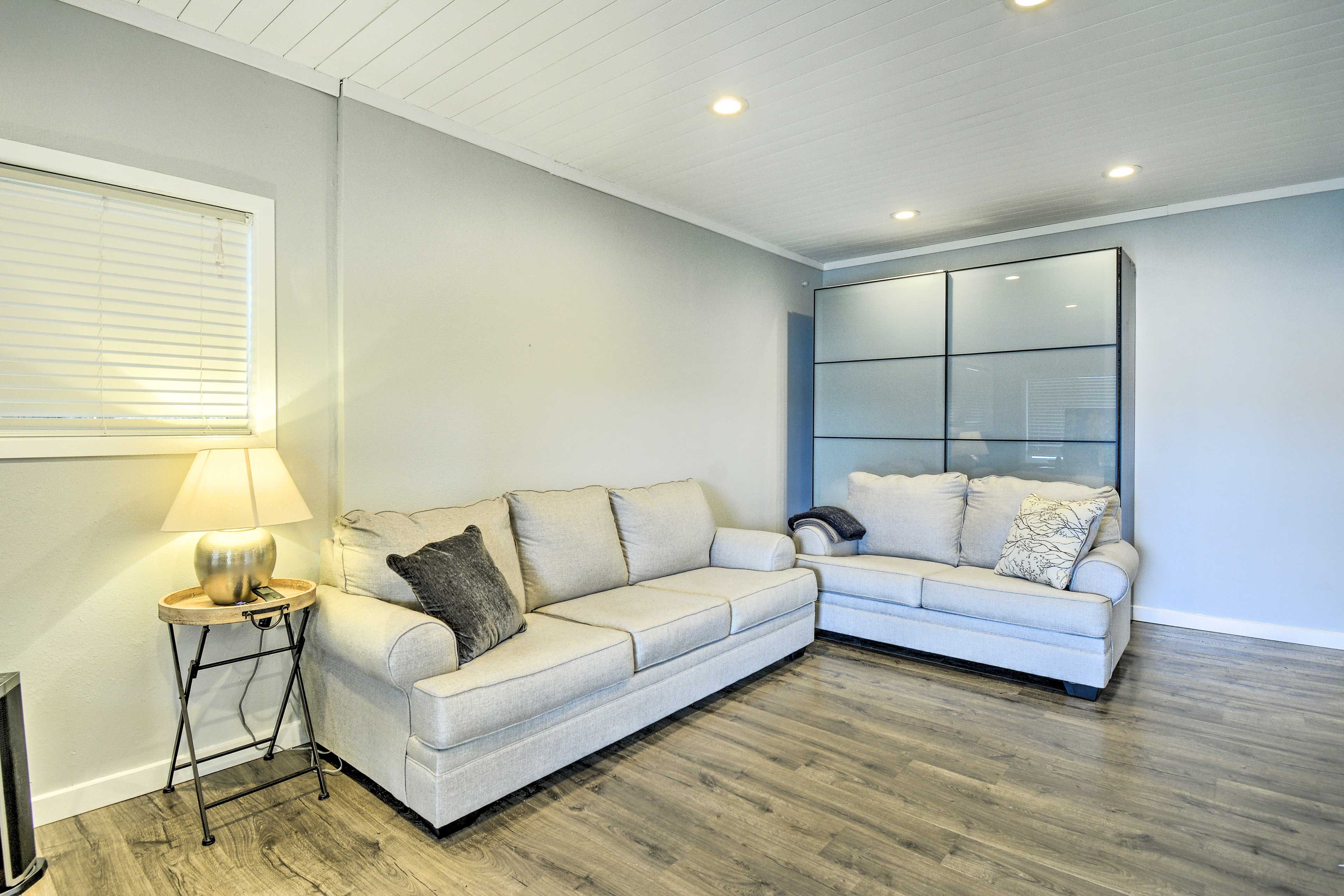 Living Room | Queen Sleeper Sofa | Smart TV | Lower Level