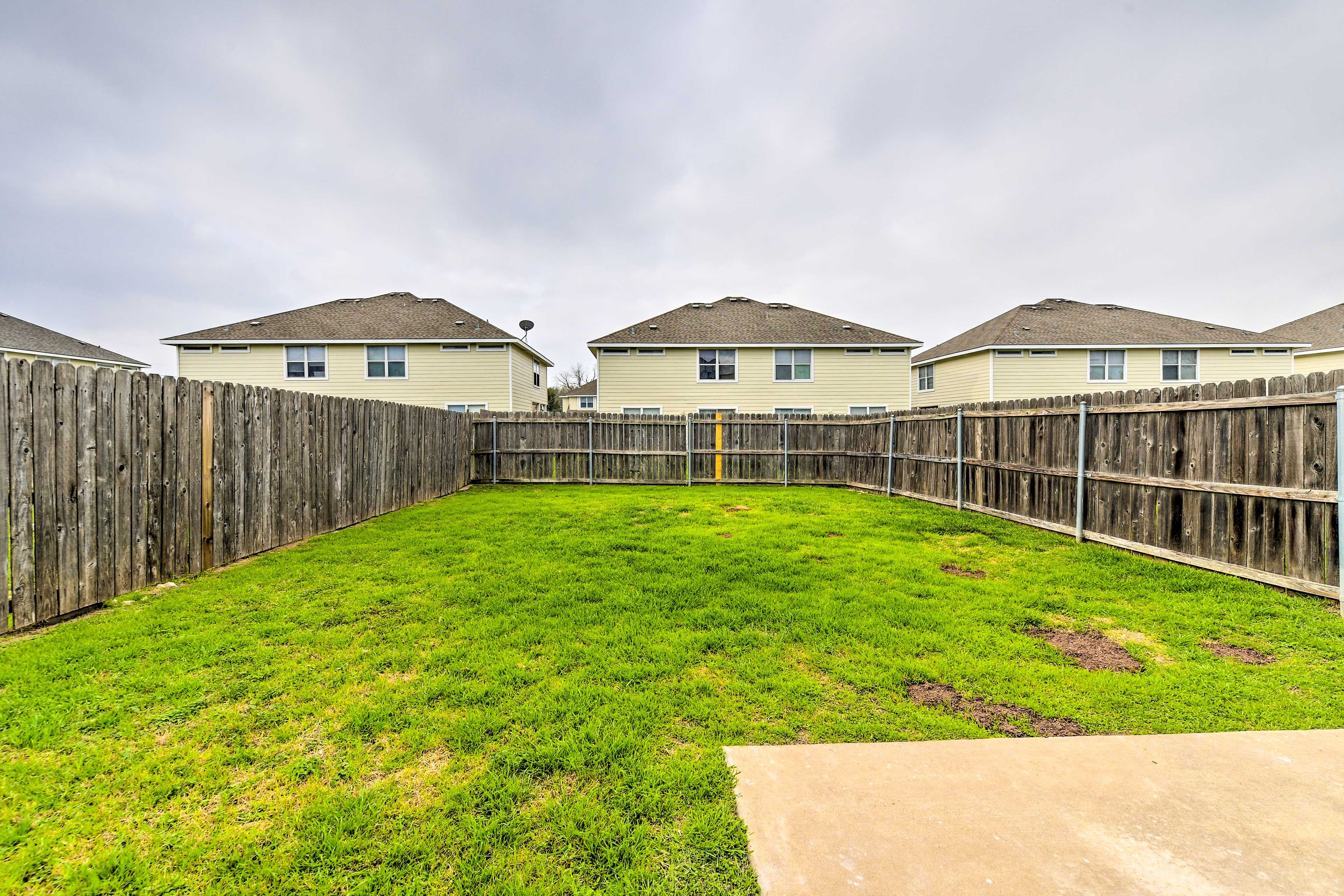 Private, Fenced Backyard