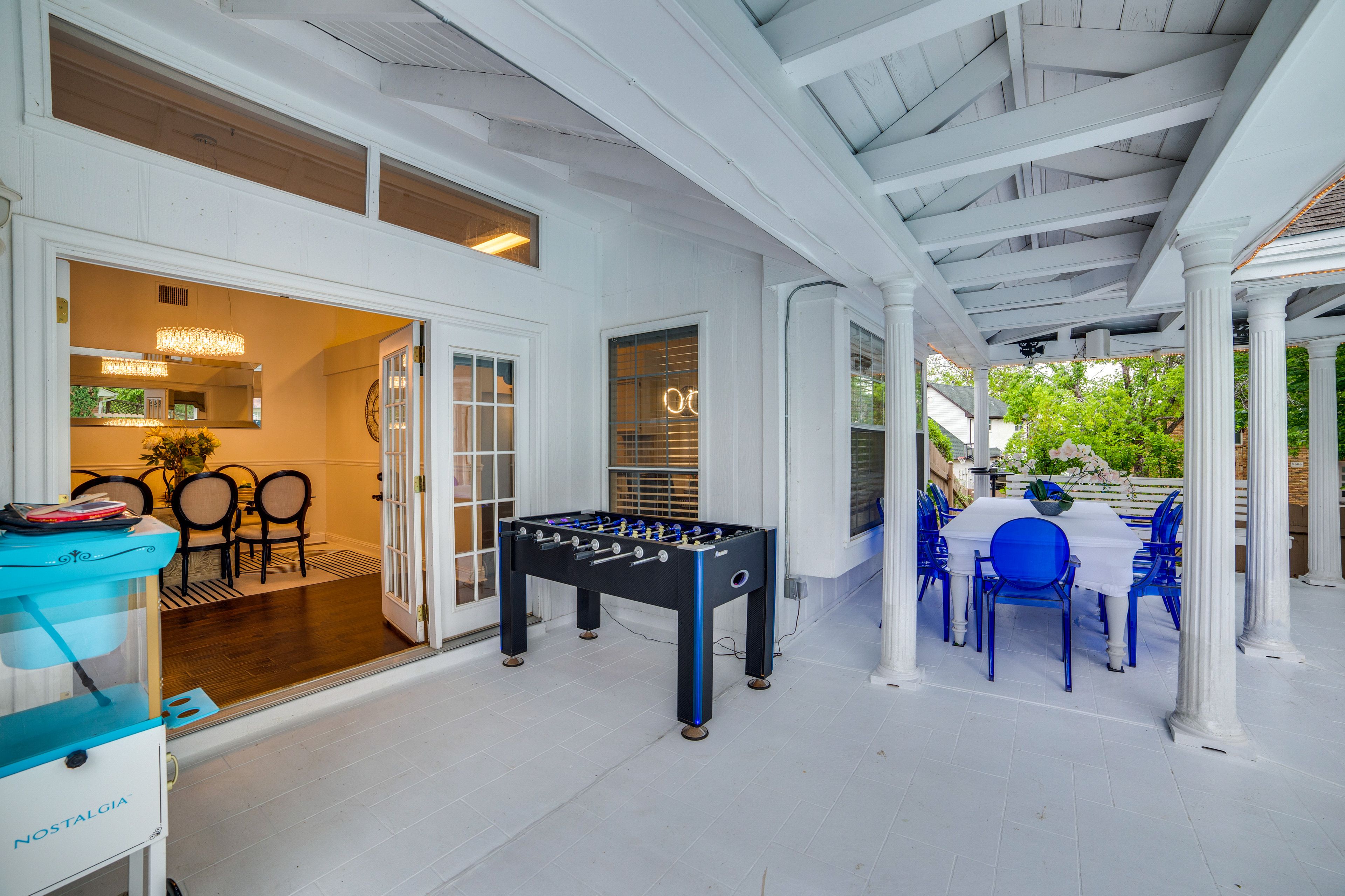 Private Patio | Outdoor Dining | Foosball Table