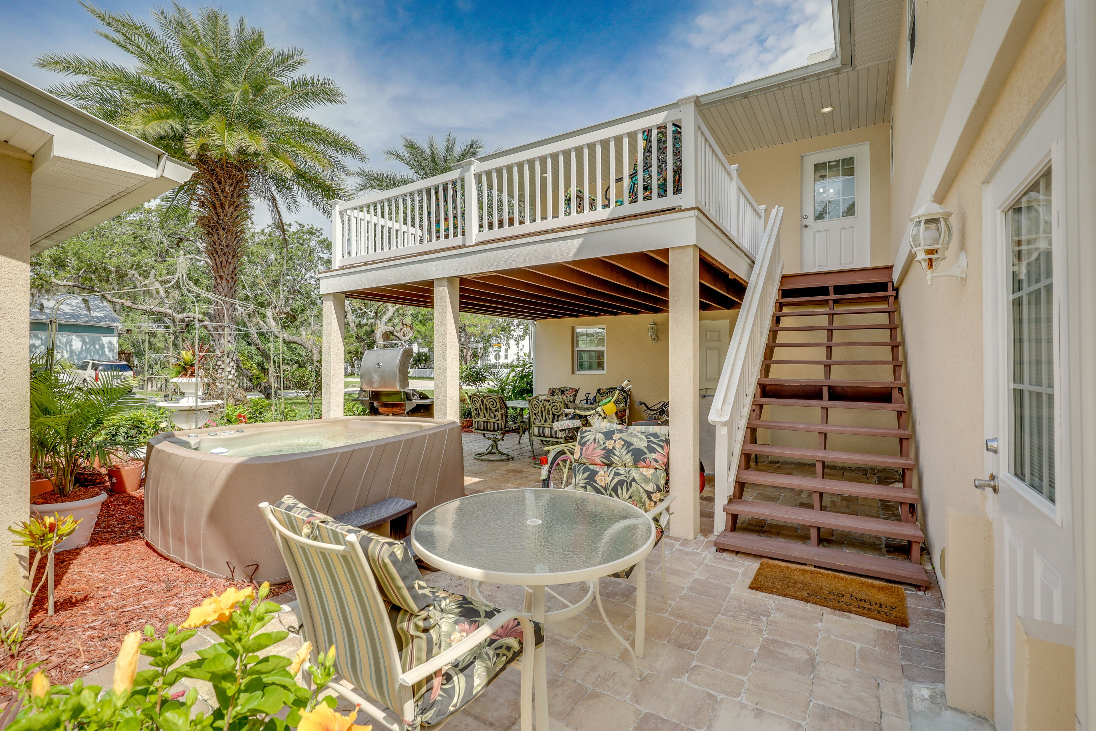 St. Augustine Vacation Rental | 2BR | 1BA | Step-Free Access | 530 Sq Ft