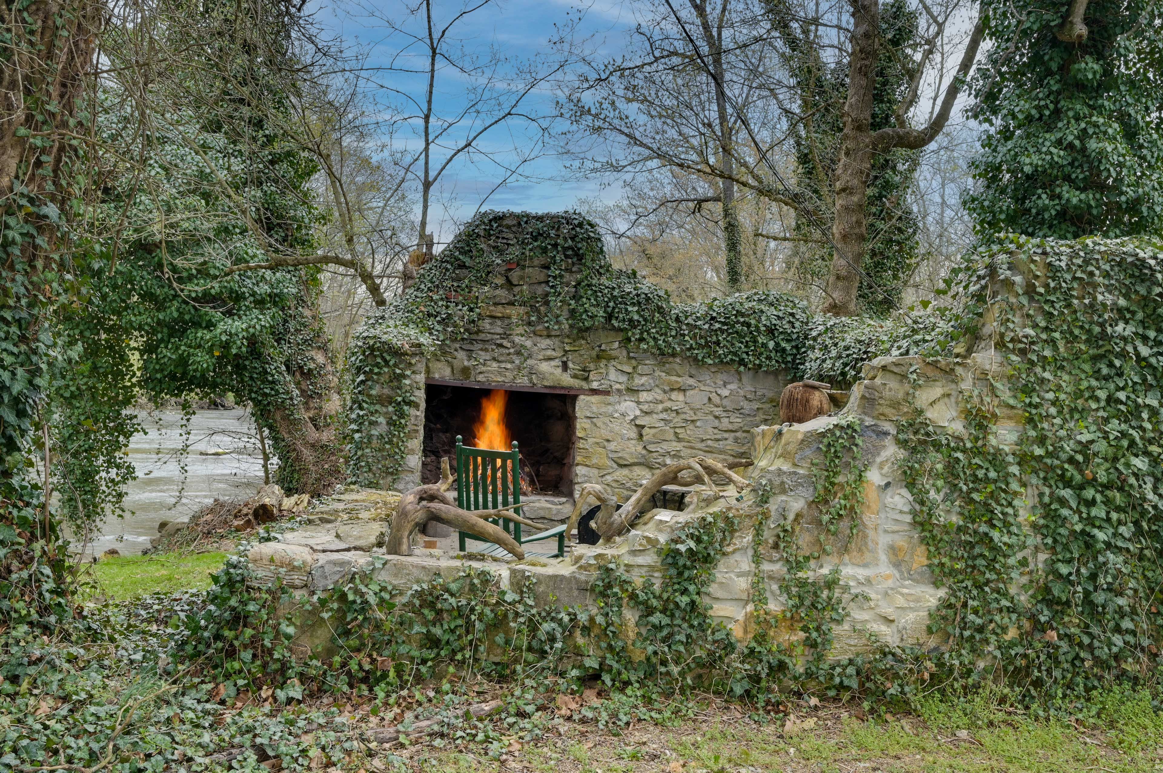 Historic Forge | Outdoor Fireplace Area