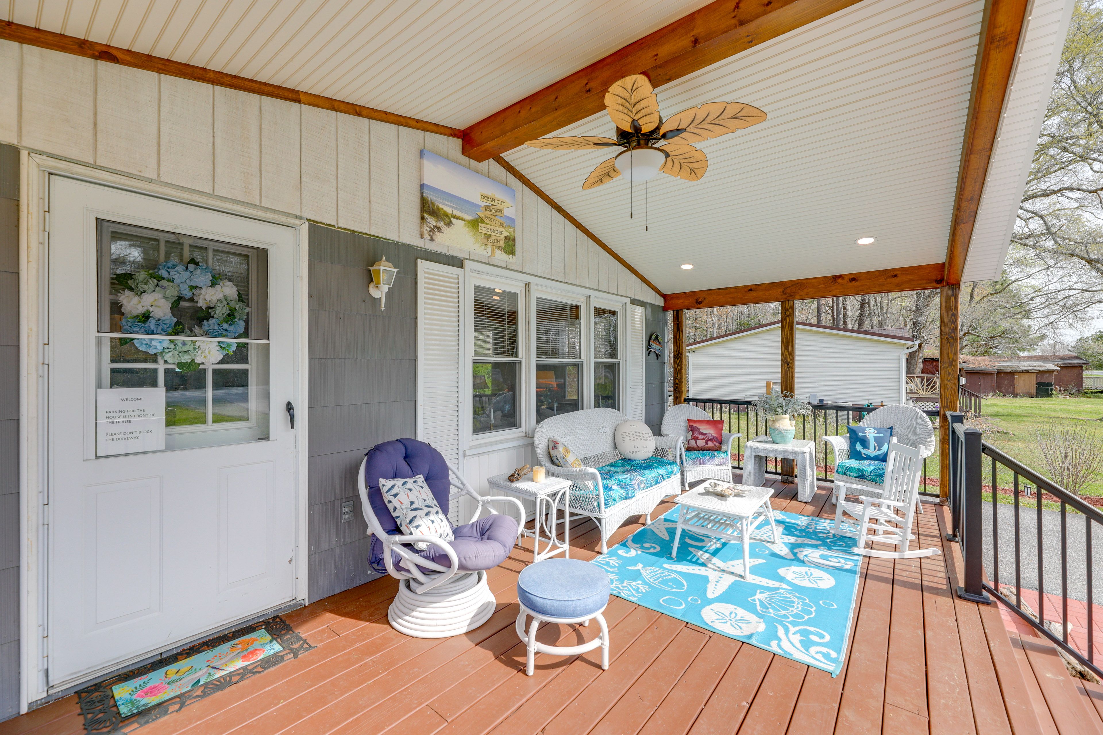 Private Deck | Single-Story Home | Pet Friendly w/ Fee | Central A/C