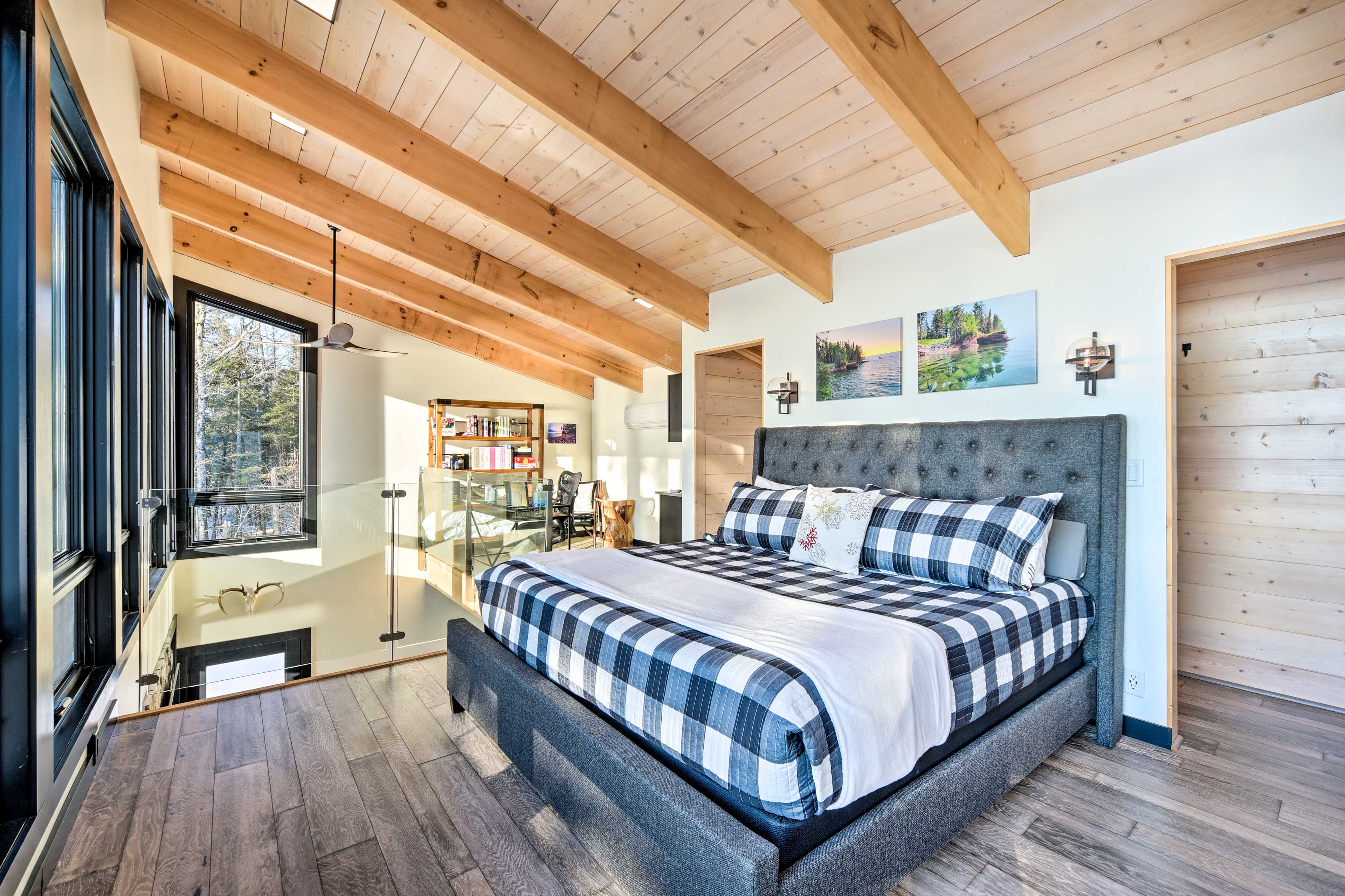 Bedroom | King Bed | Walk-In Closet | Coffee Bar | Laptop-Friendly Workspace