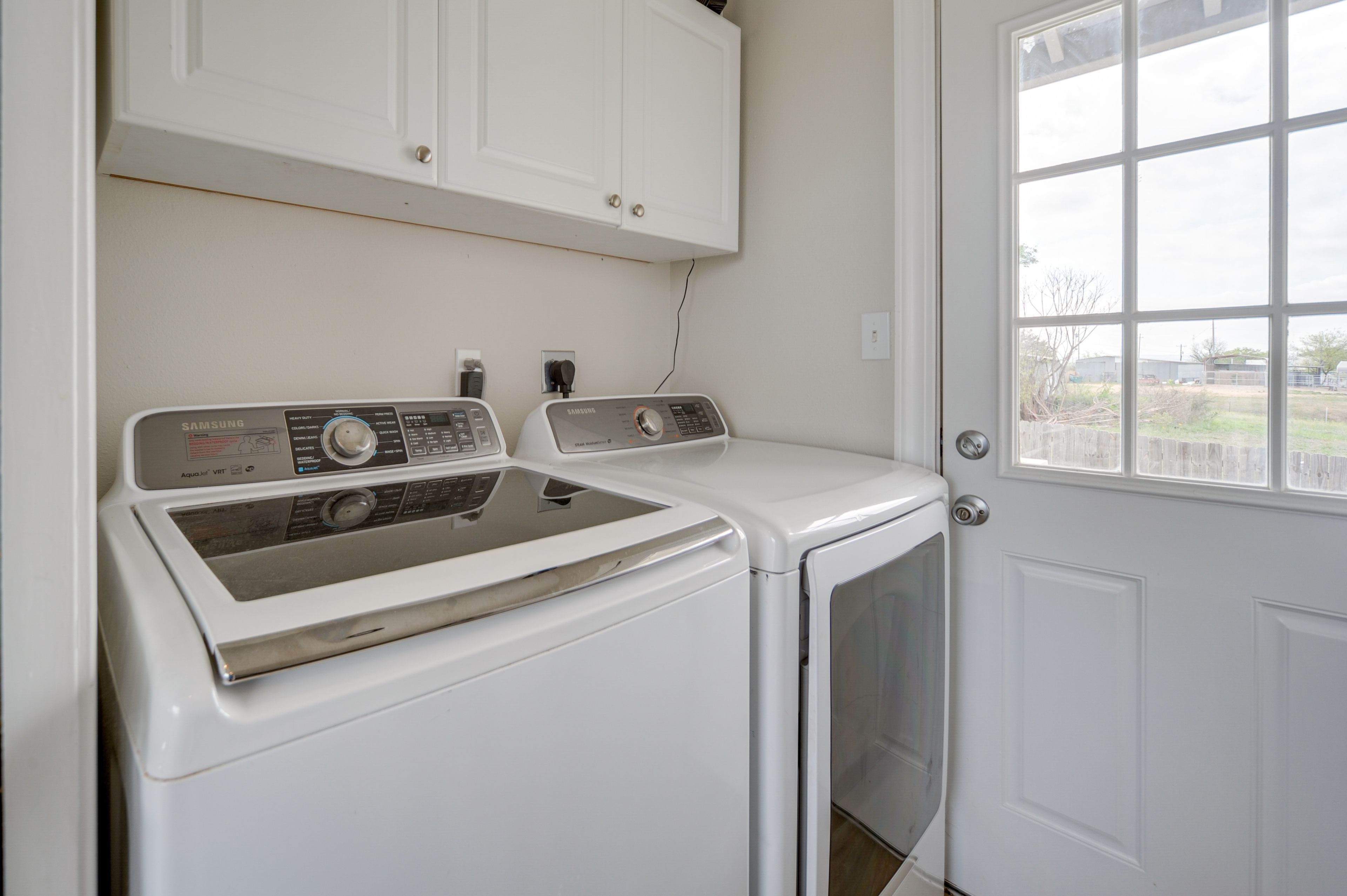 Laundry Area | Washer/Dryer | Iron/Board | Hangers | Trash Bags/Paper Towels