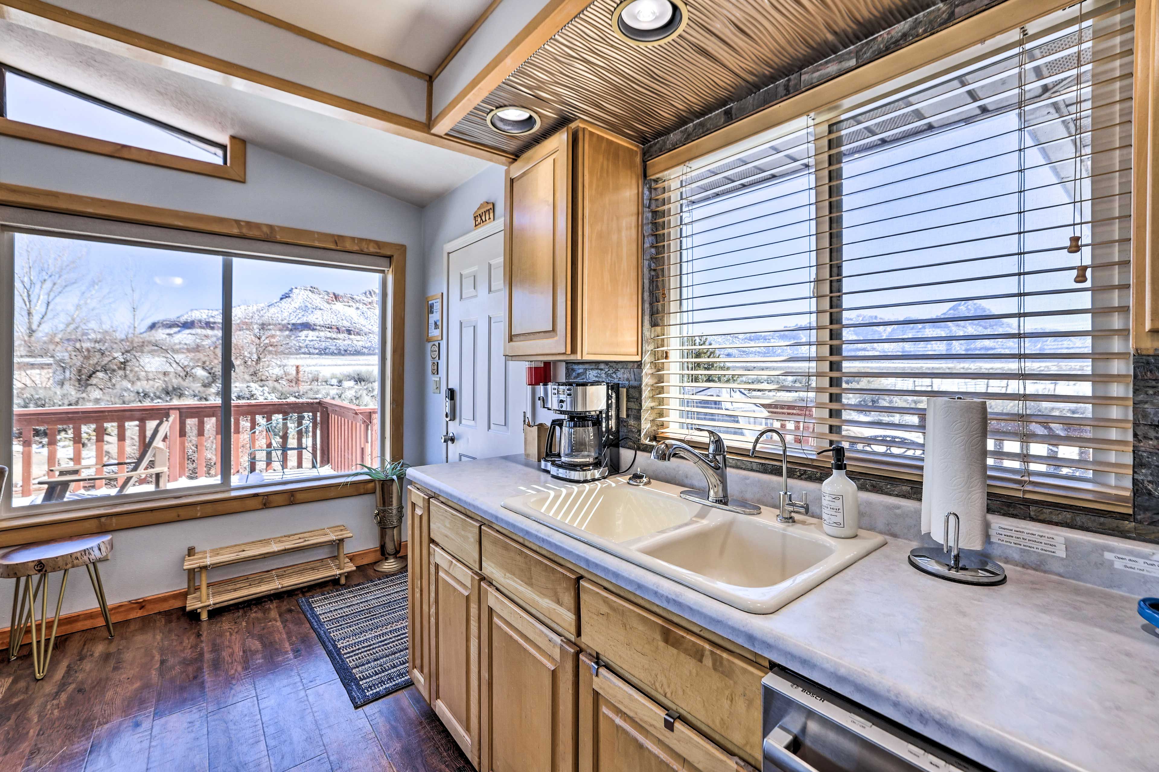 Kitchen | Family-Ready Home | Nearby Hiking & Mountain Biking