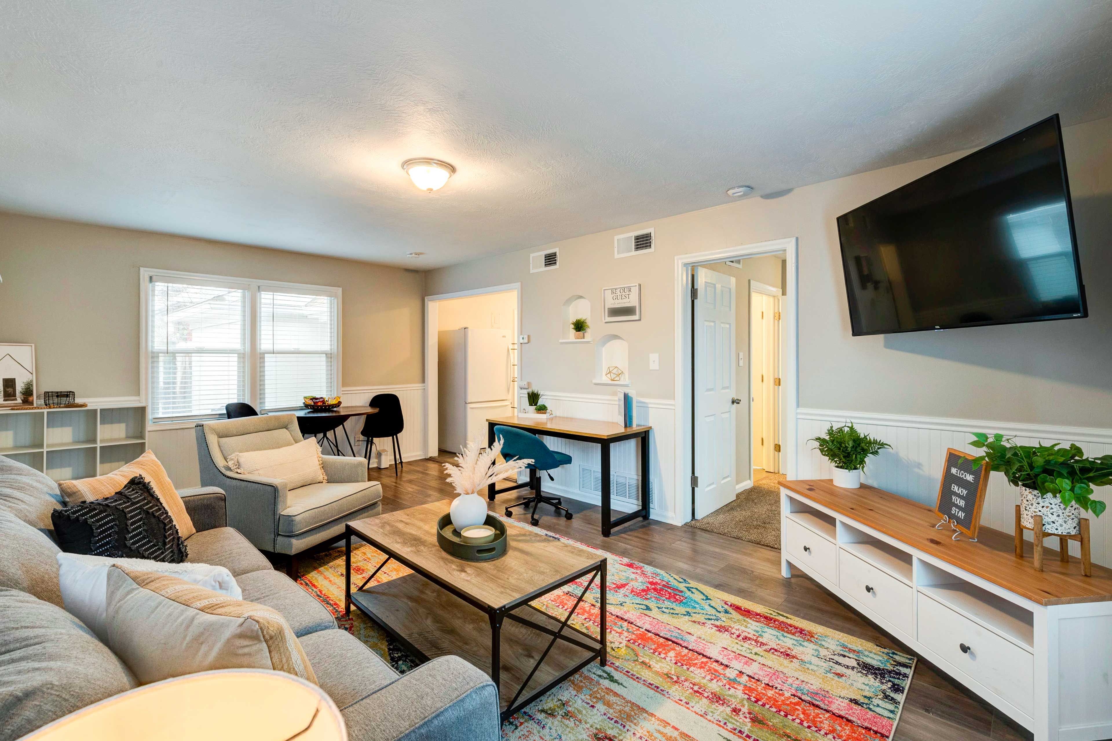Ogden Vacation Rental | 2BR | 1BA | 1,500 Sq Ft | Step-Free Access