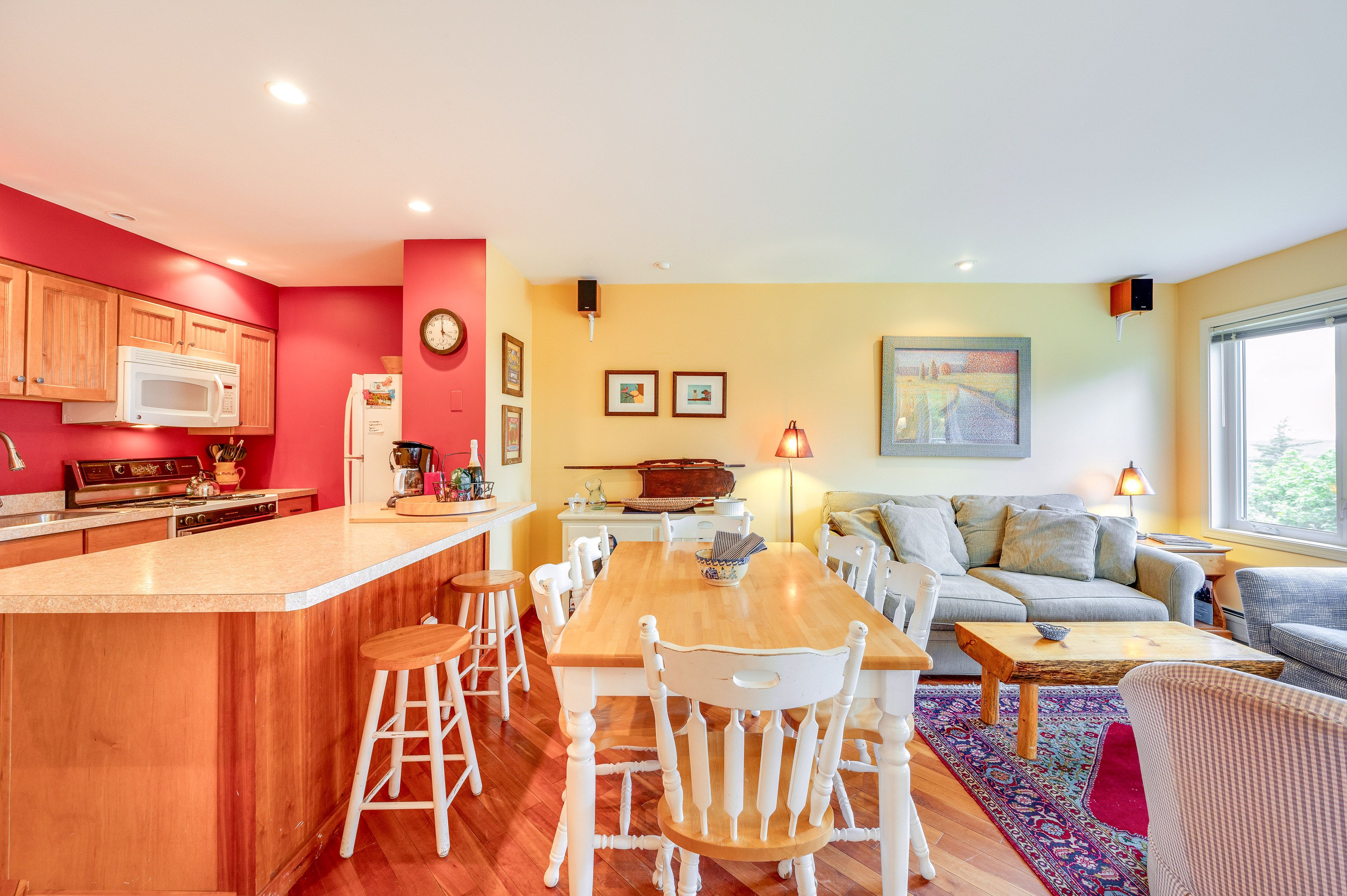 Living Room & Kitchen | 1st Floor | Free WiFi | Electric Heating