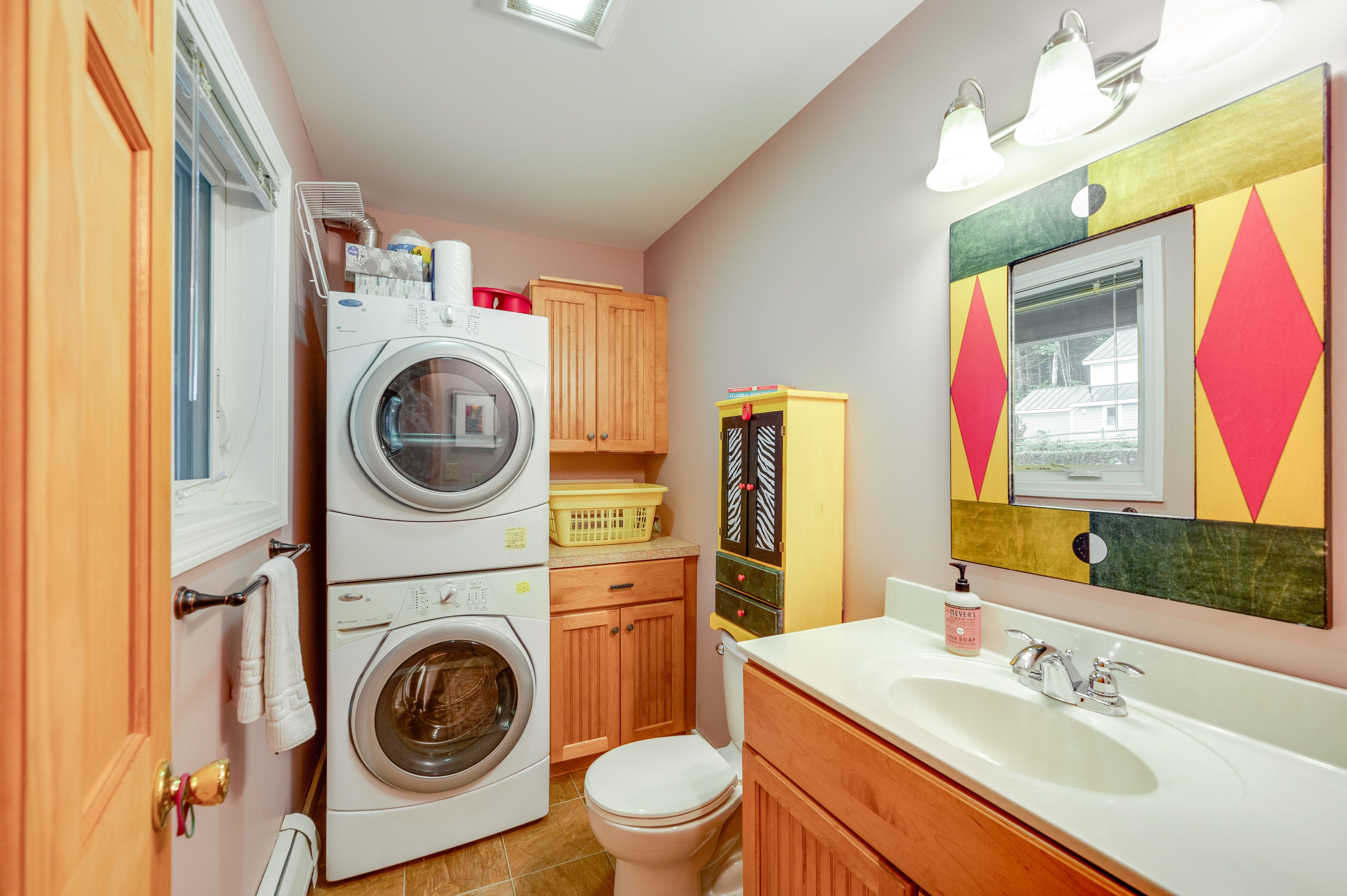 Half Bathroom | 1st Floor | Washer & Dryer