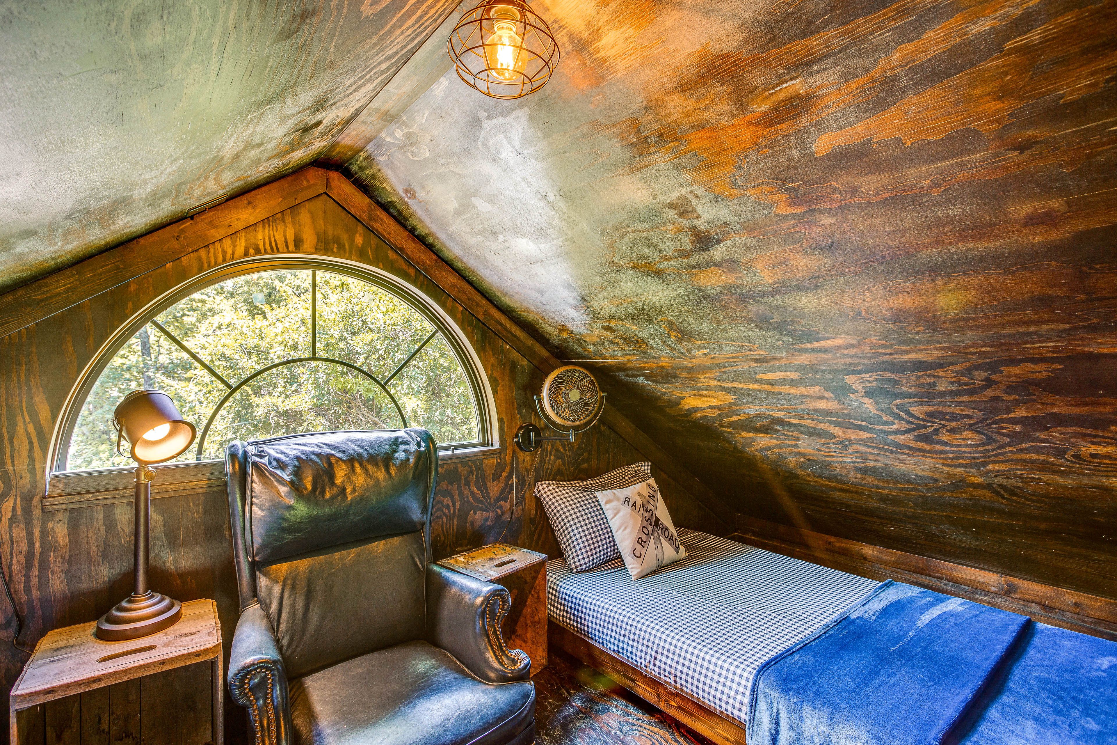 Loft Area | Lake Lounge Studio | 2 Twin Beds (Convertible to King Bed)