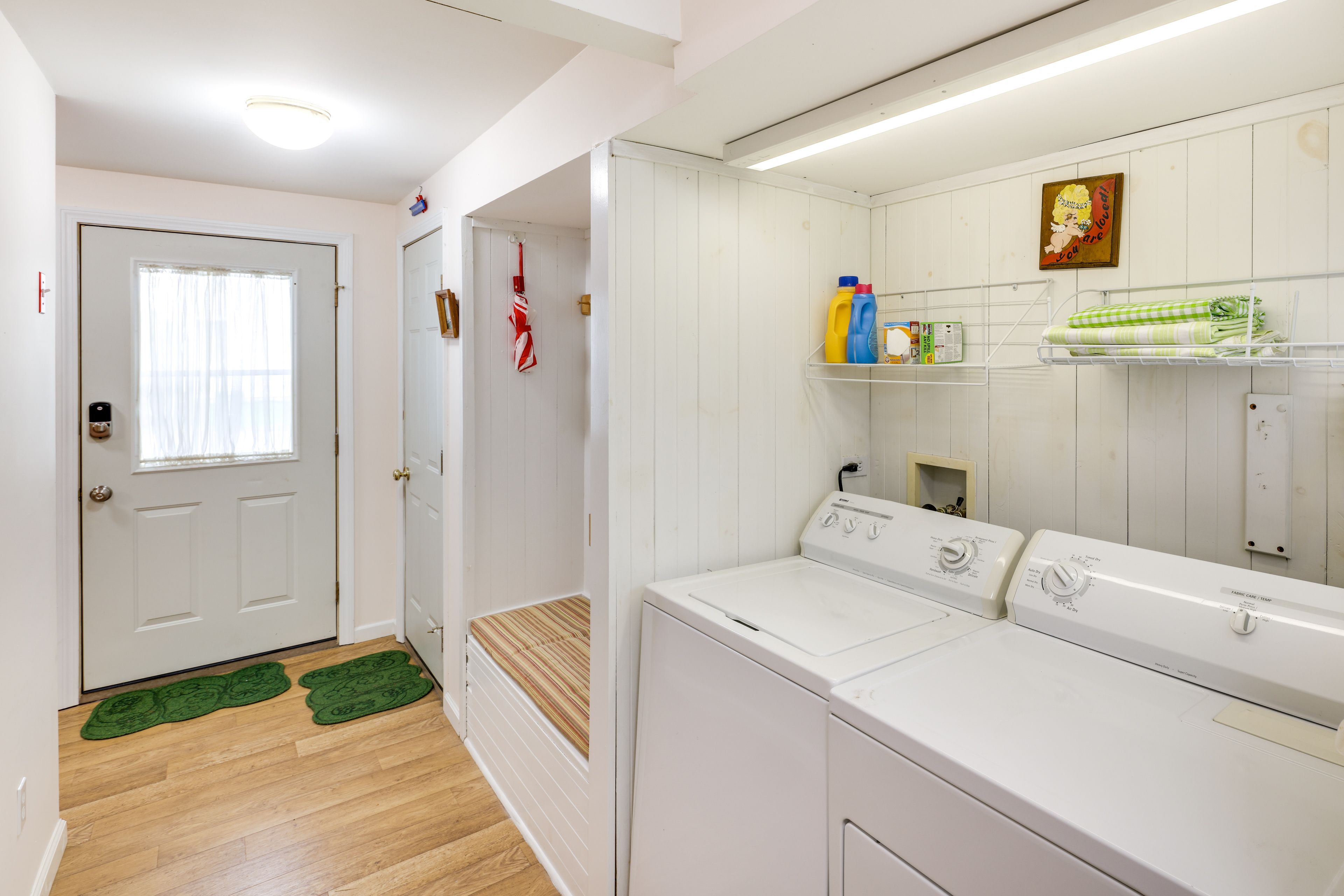Washer & Dryer | Detergent Provided