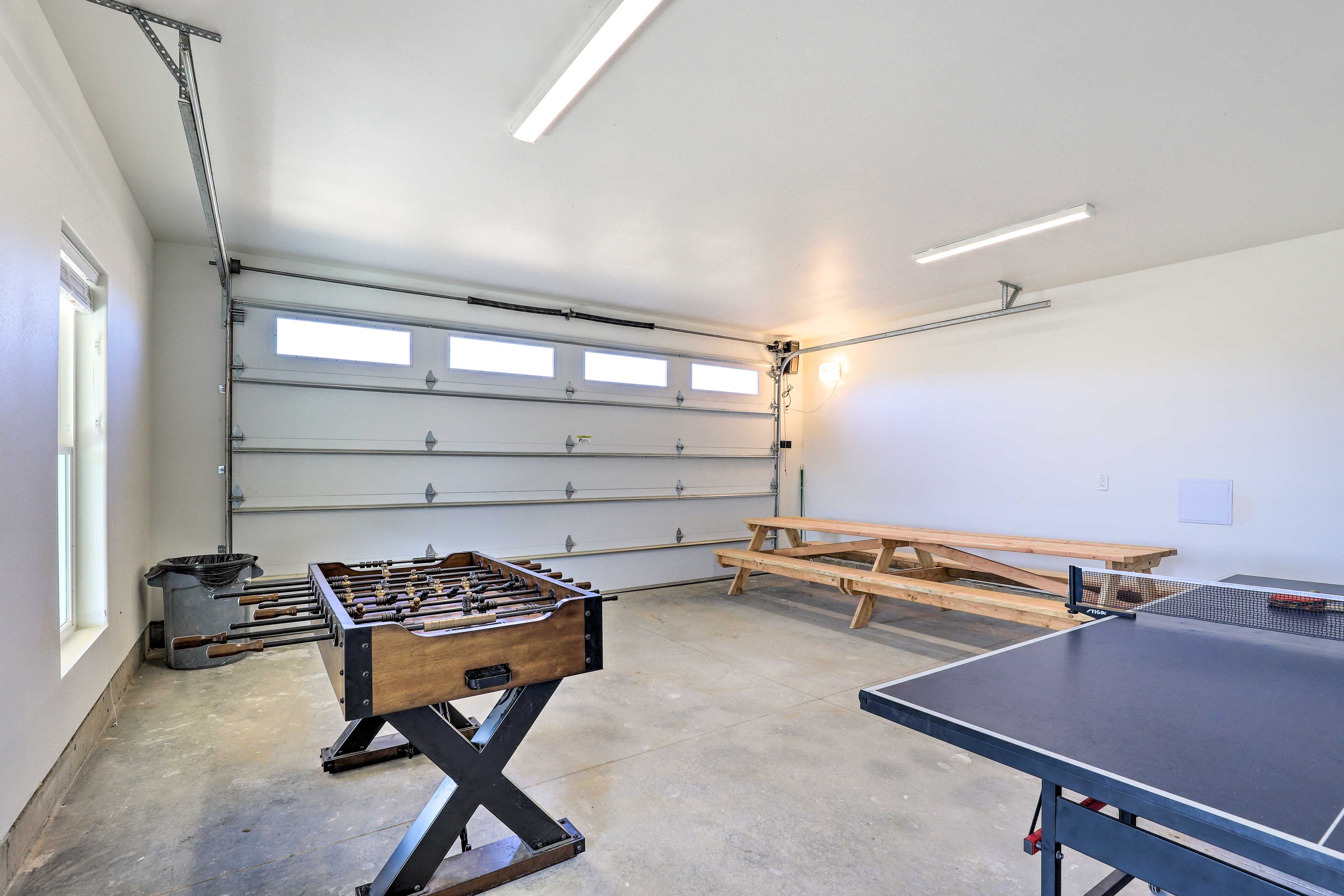 Garage | Foosball Table | Ping Pong Table