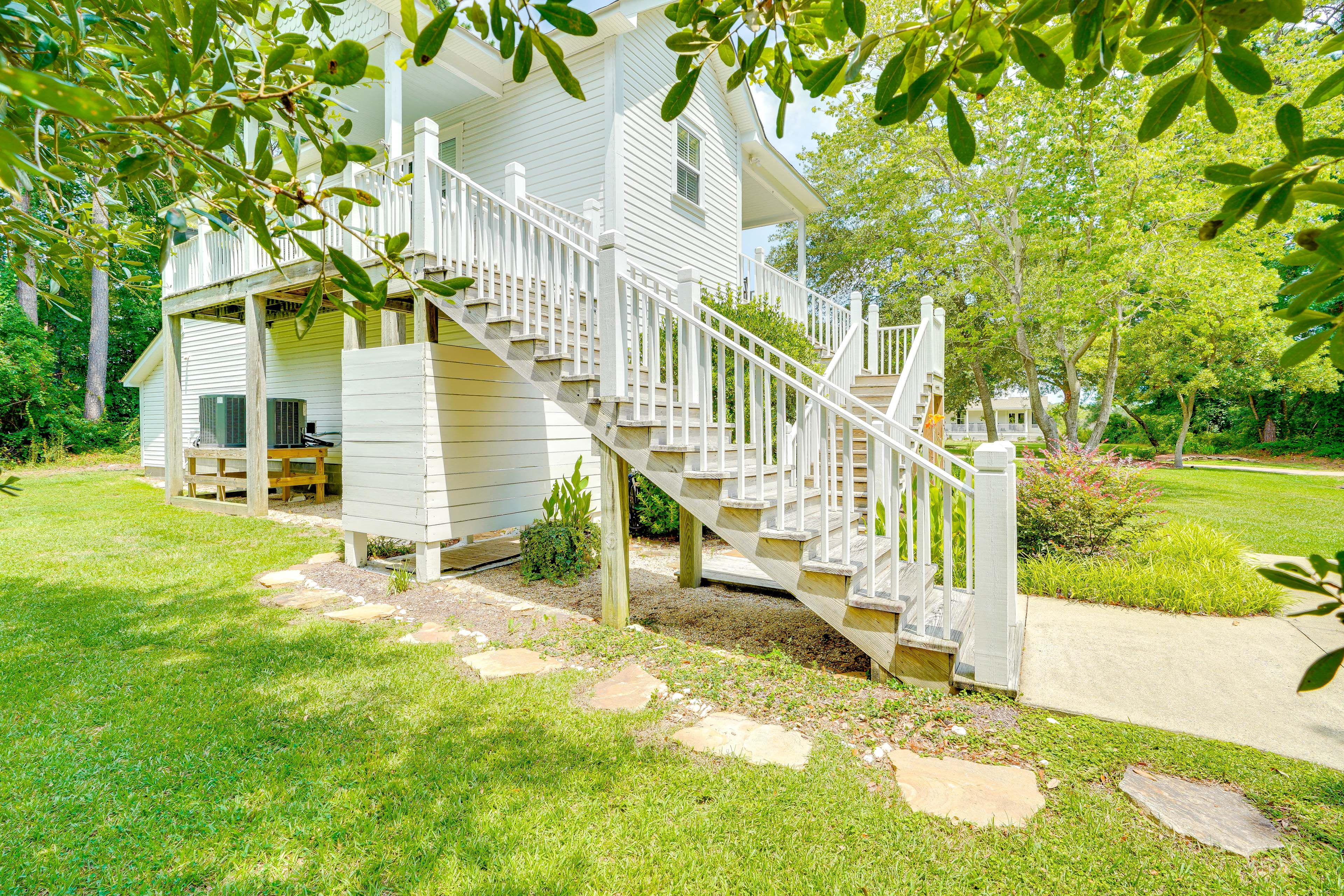 Cottage Exterior | Parking | Driveway (4 Vehicles)