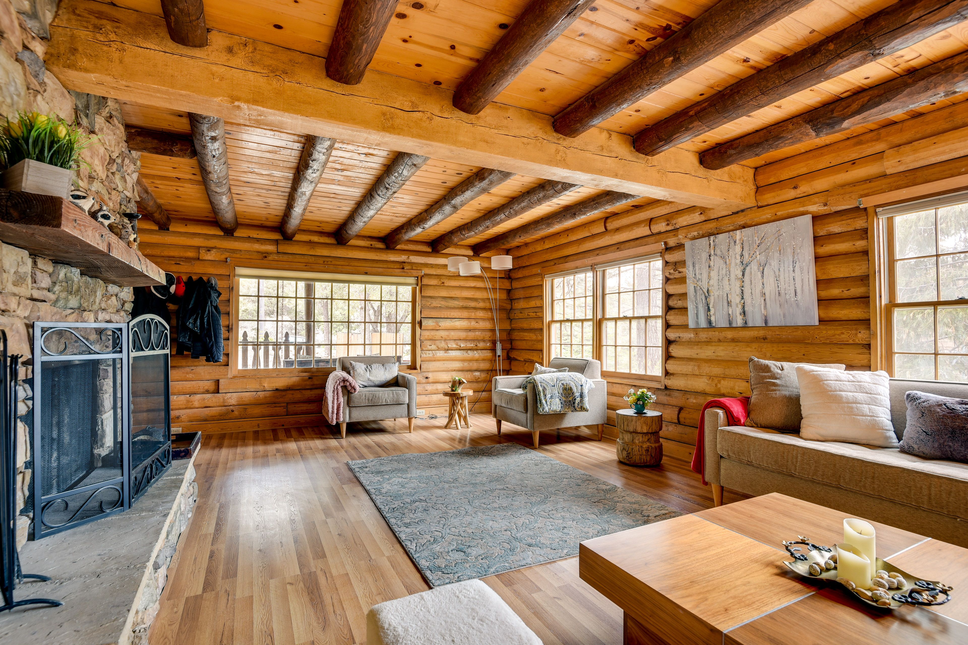 Pine Mountain Club Vacation Rental | 3BR | 3BA | 2,000 Sq Ft | Stairs Required