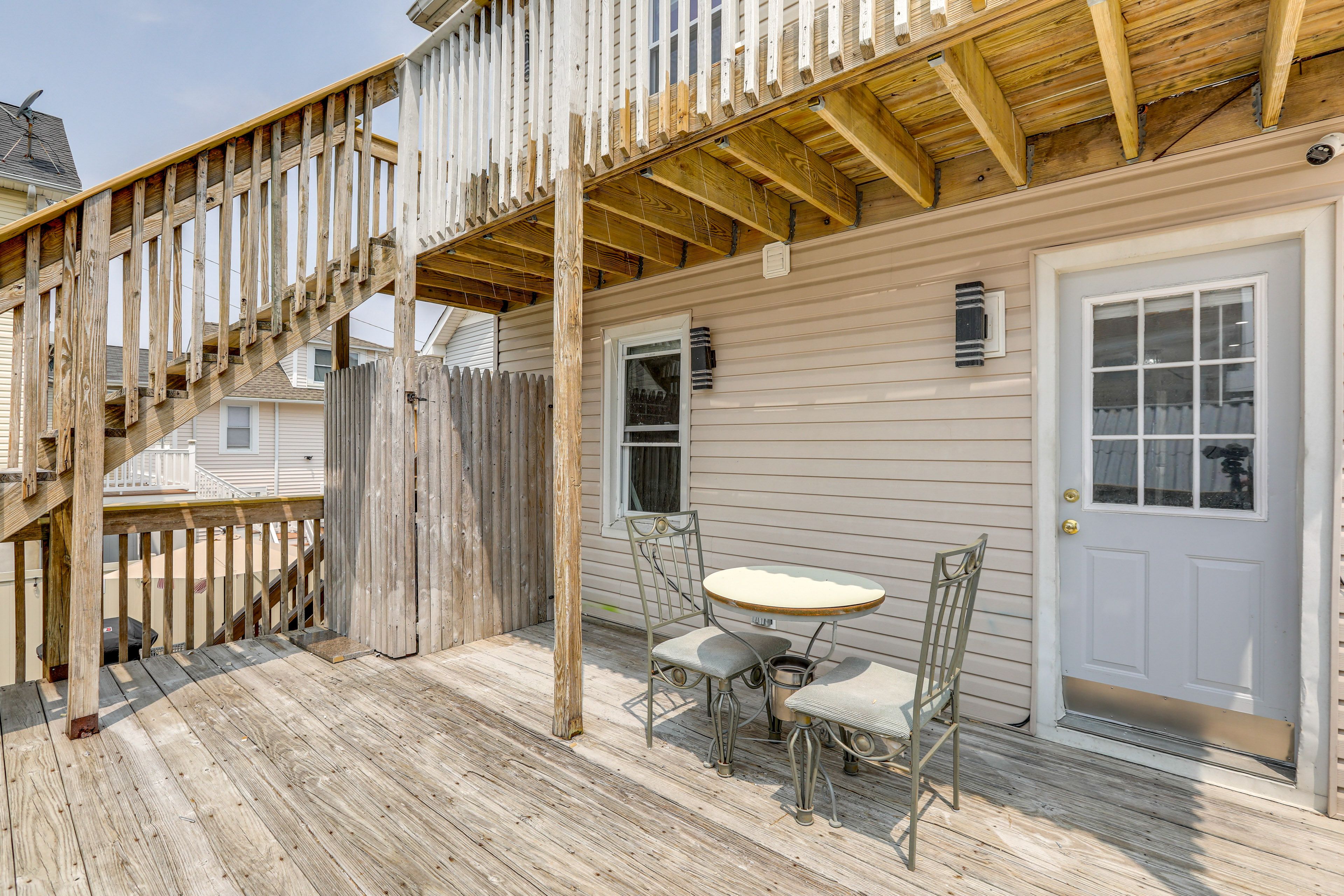 Property Exterior | Deck w/ Seating