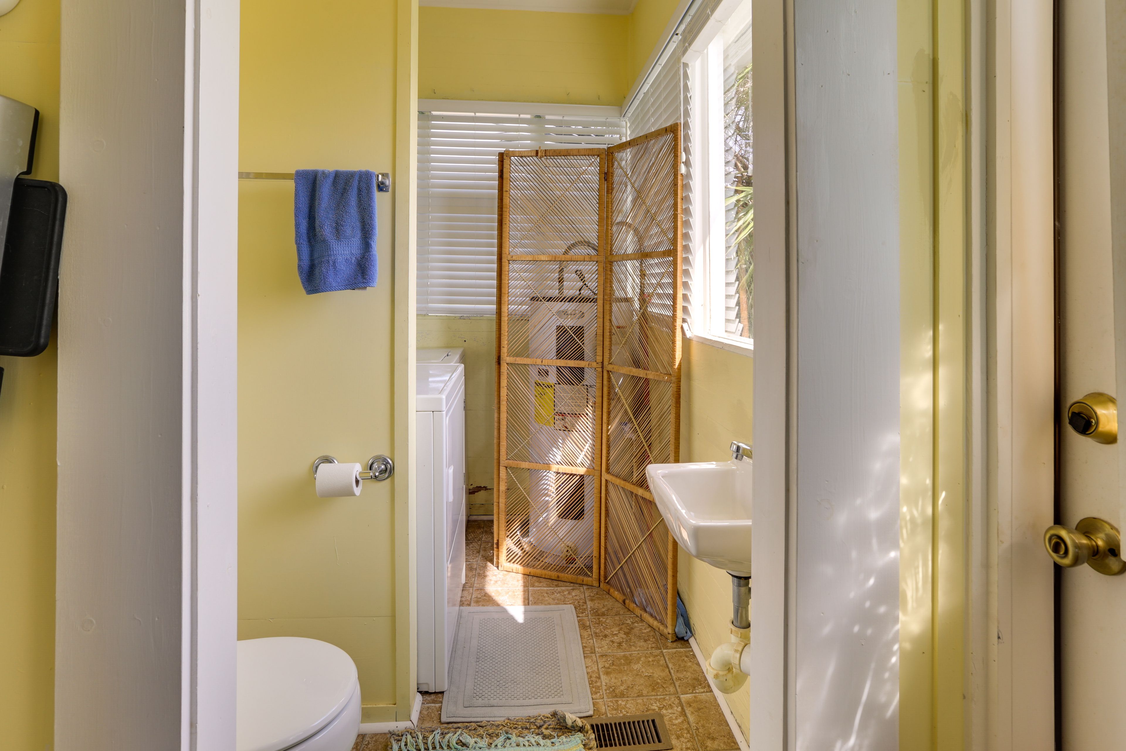 Half Bathroom | Main Level | Washer + Dryer