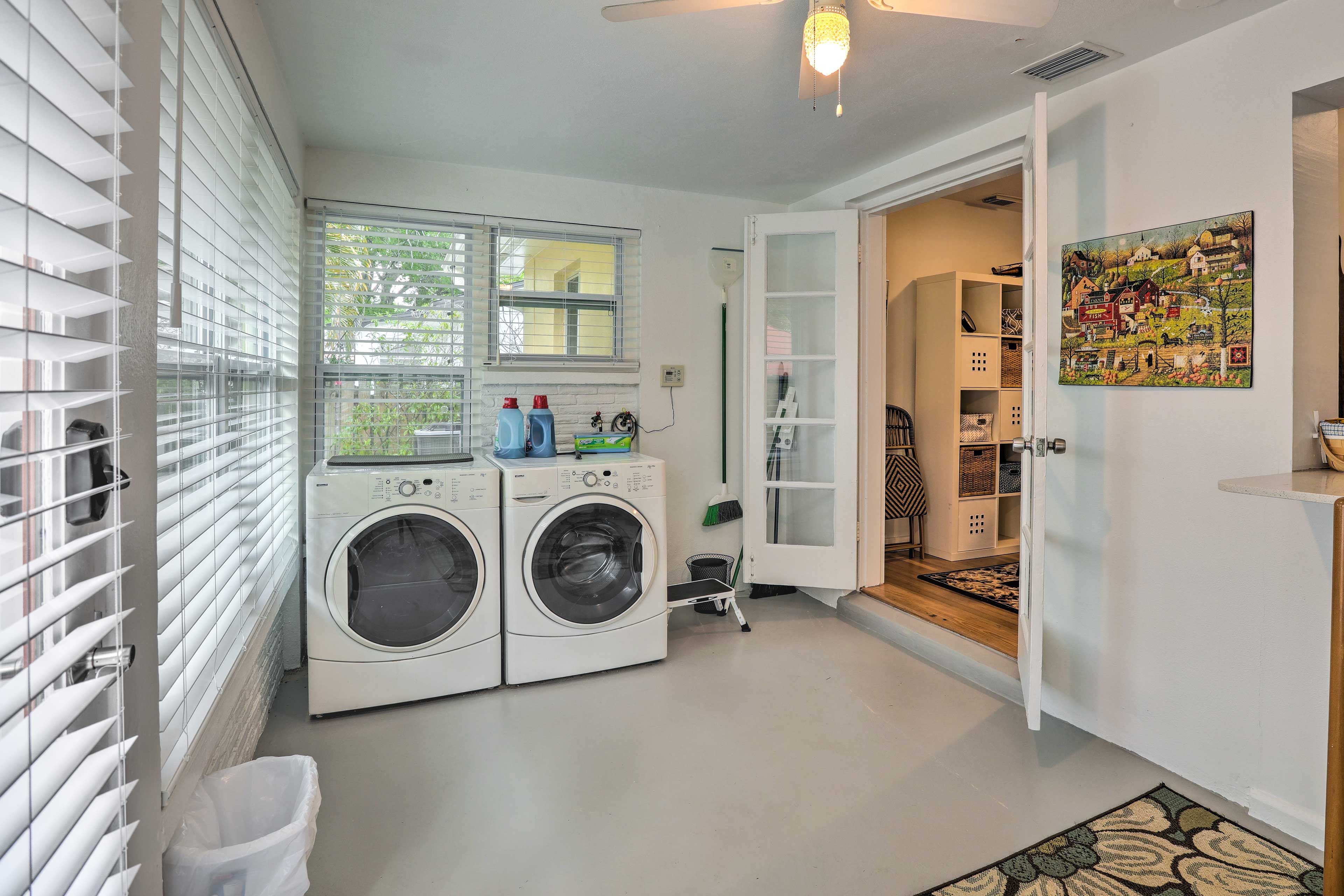 Washer & Dryer | Towels Provided