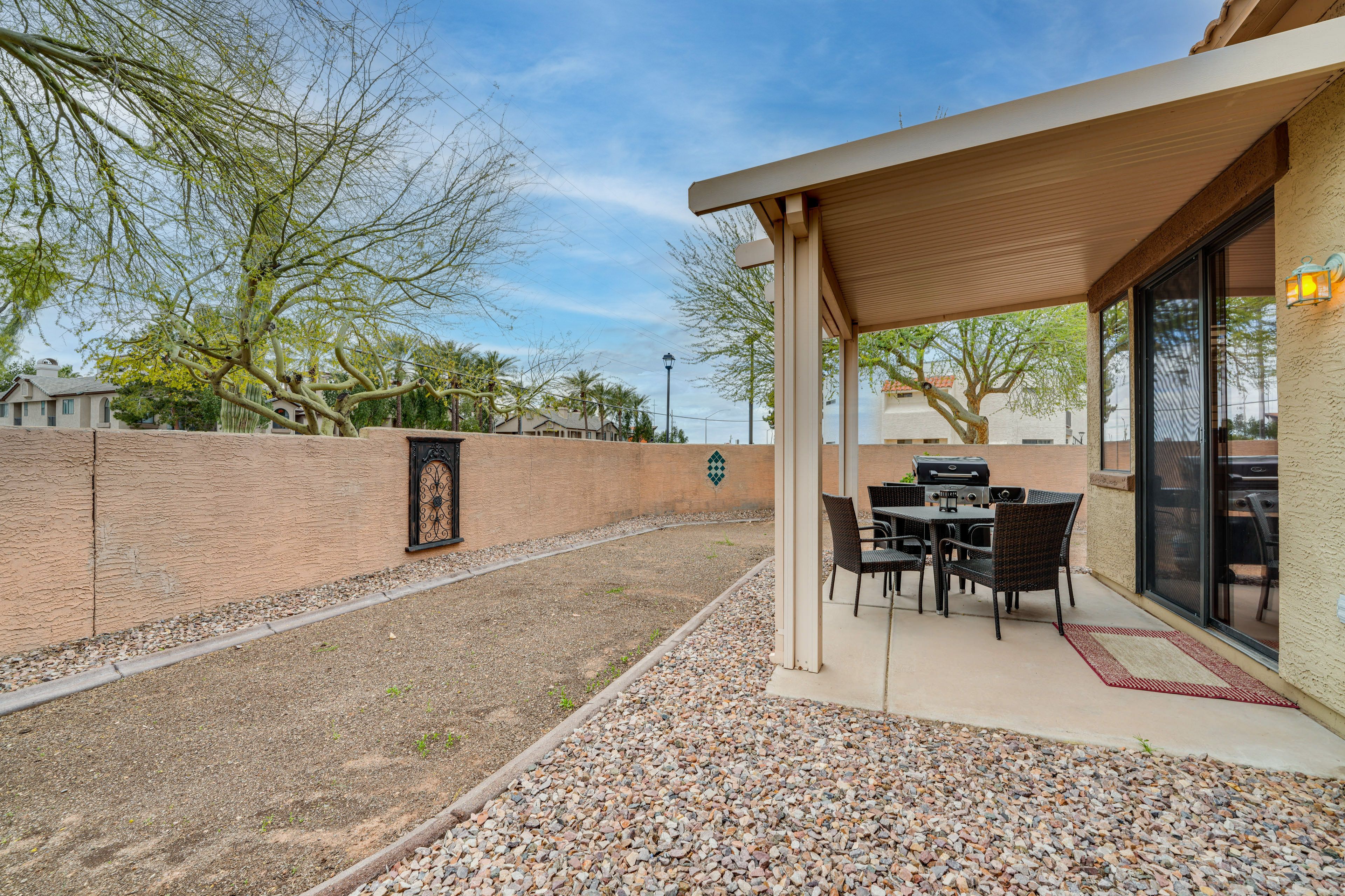 Covered Patio | Fenced-In Yard
