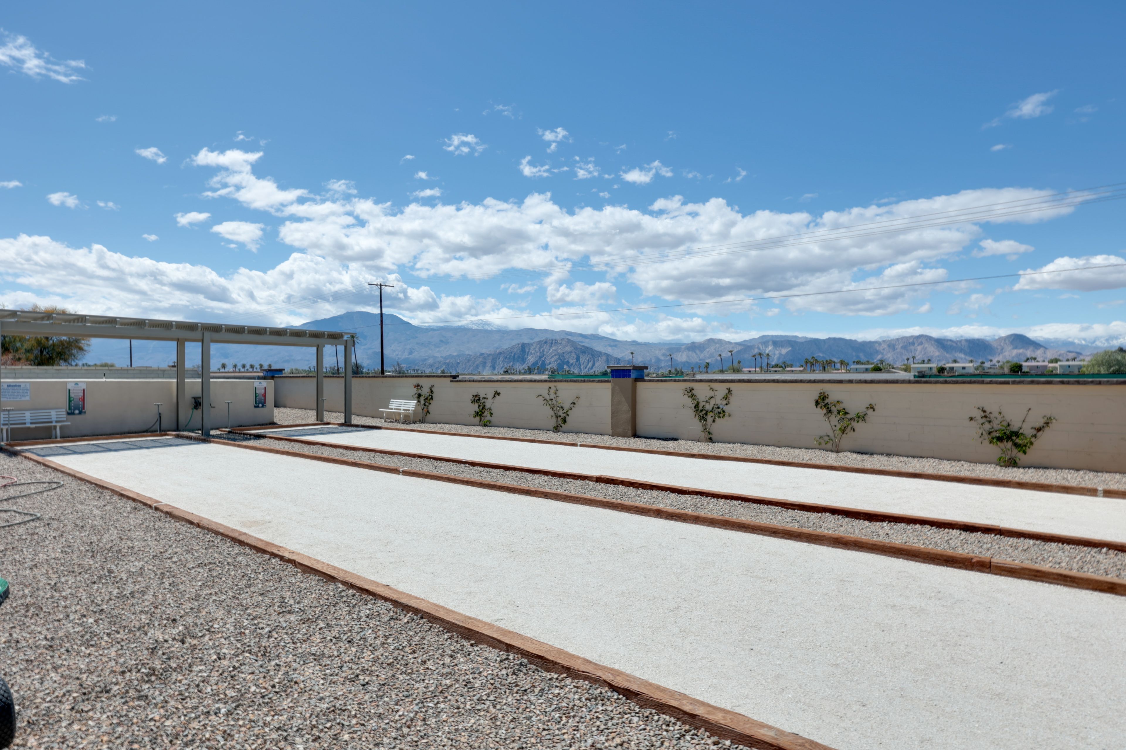 Indian Palms Country Club & Resort Amenities | Bocce Ball Court
