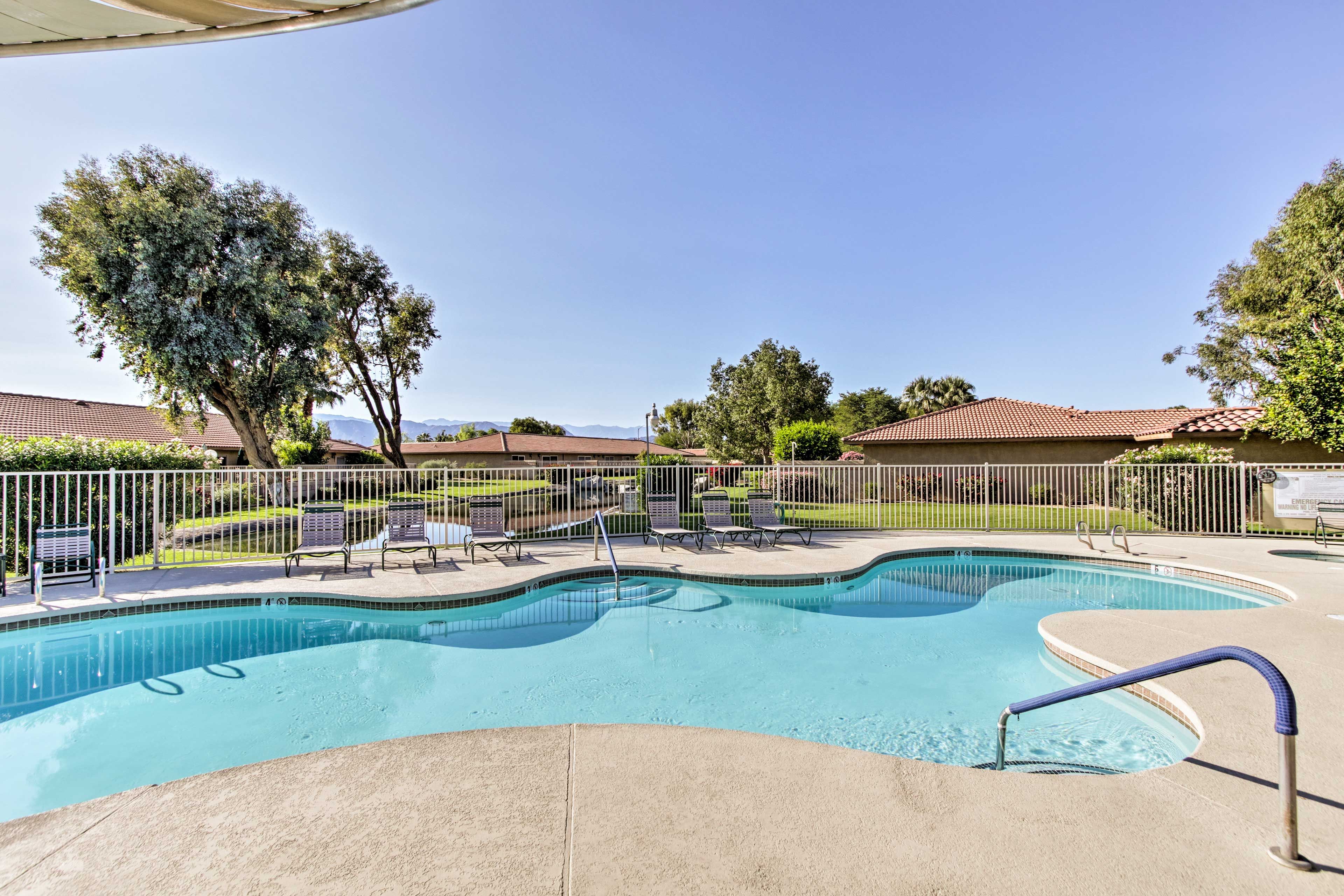 Indian Palms Country Club & Resort Amenities | 4 Pools | Hot Tub Area