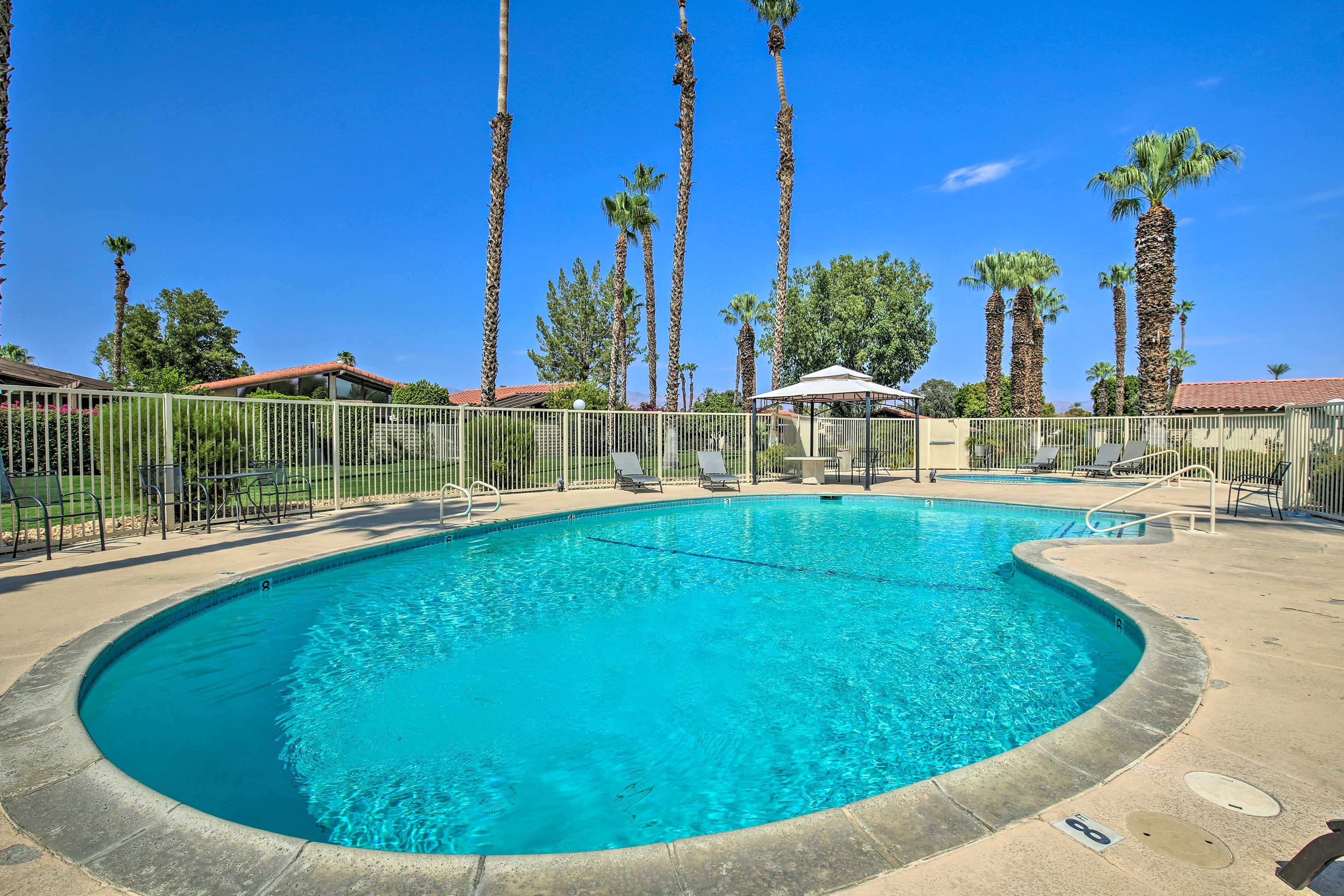 Indian Palms Country Club & Resort Amenities | 4 Pools | Hot Tub Area