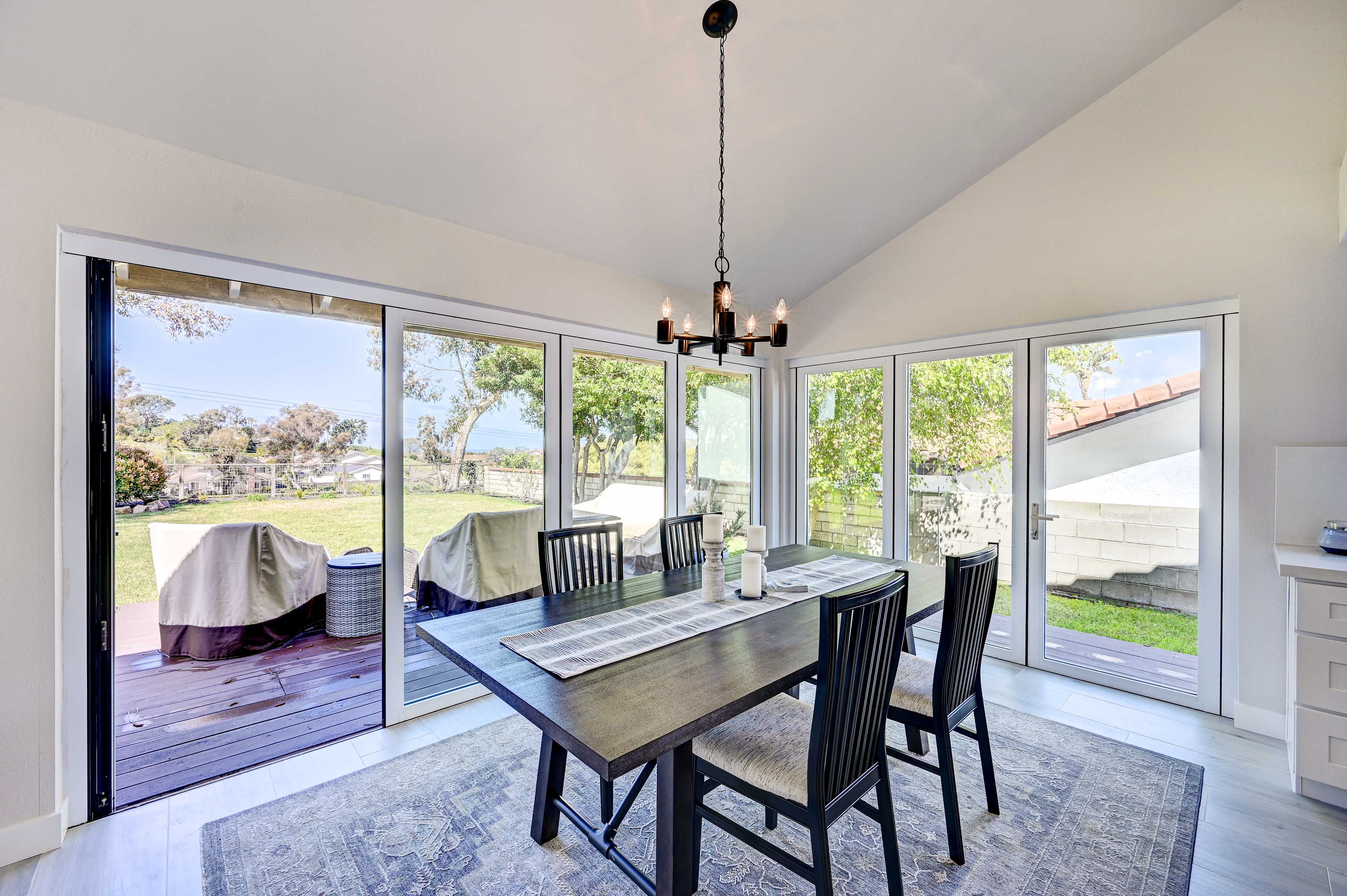 Dining Area | Spacious Yard & Patio