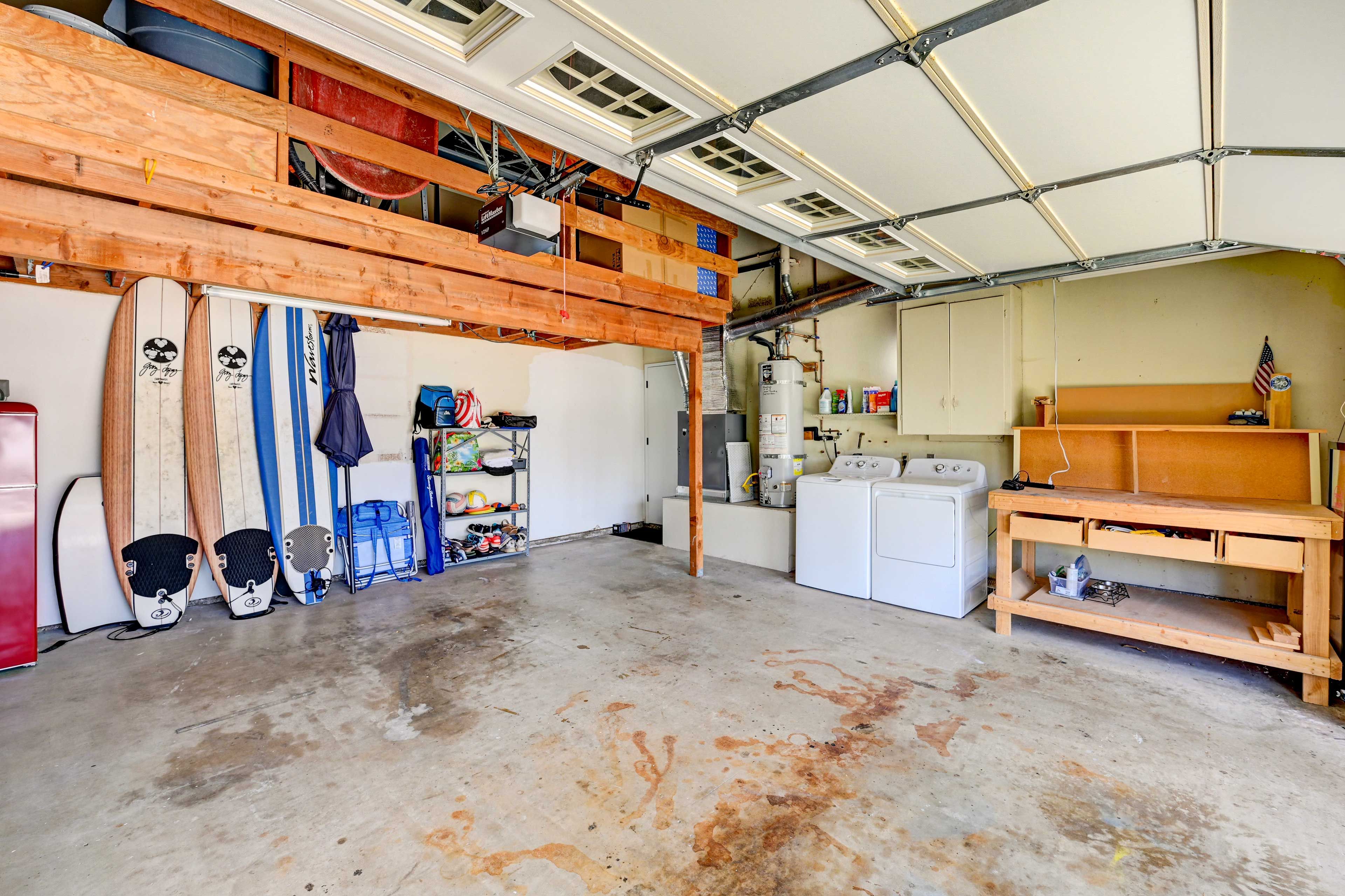 Garage | In-Unit Laundry | Parking for 1 Vehicle