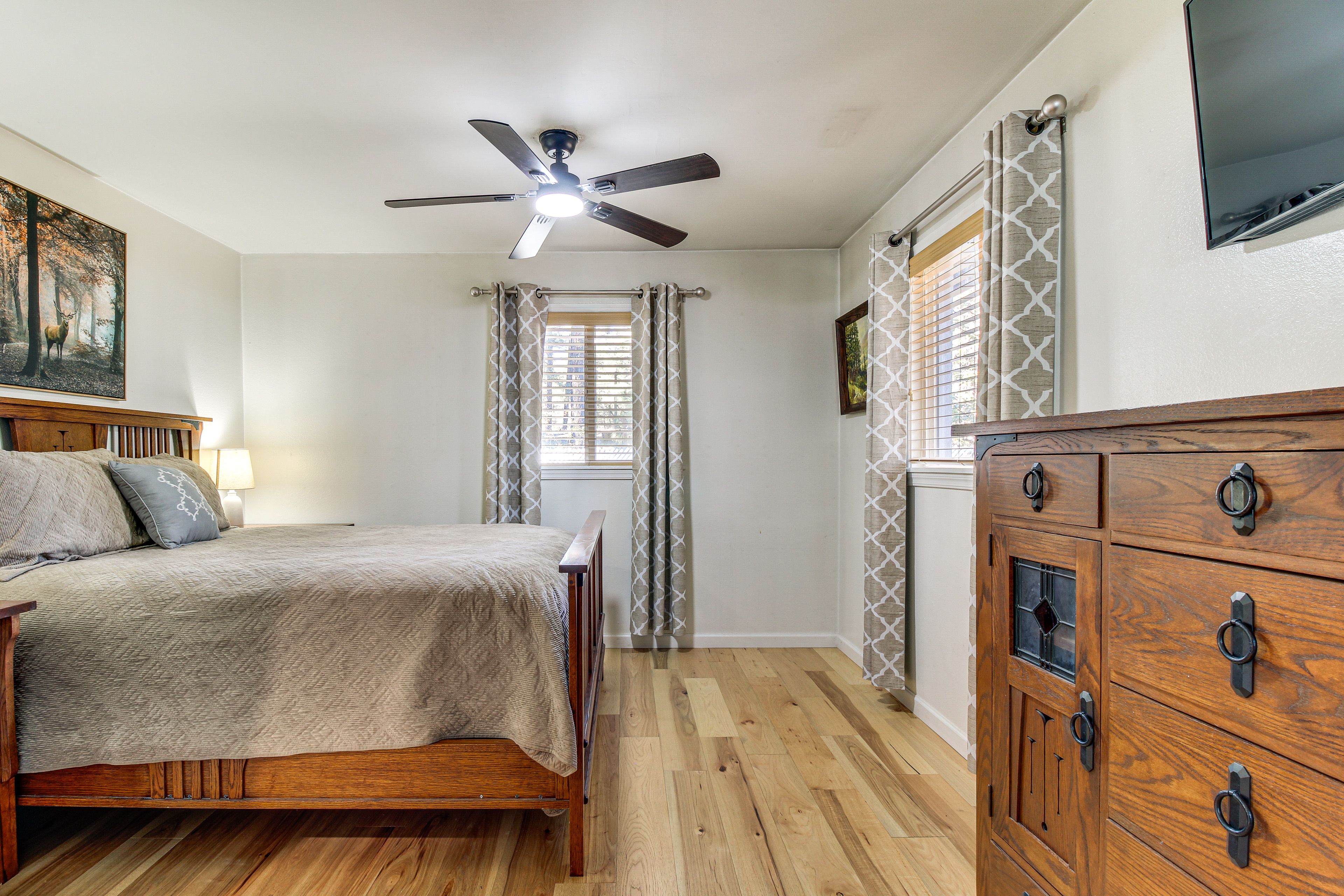 Bedroom 1 | King Bed | Linens & Towels Provided | En-Suite Bathroom