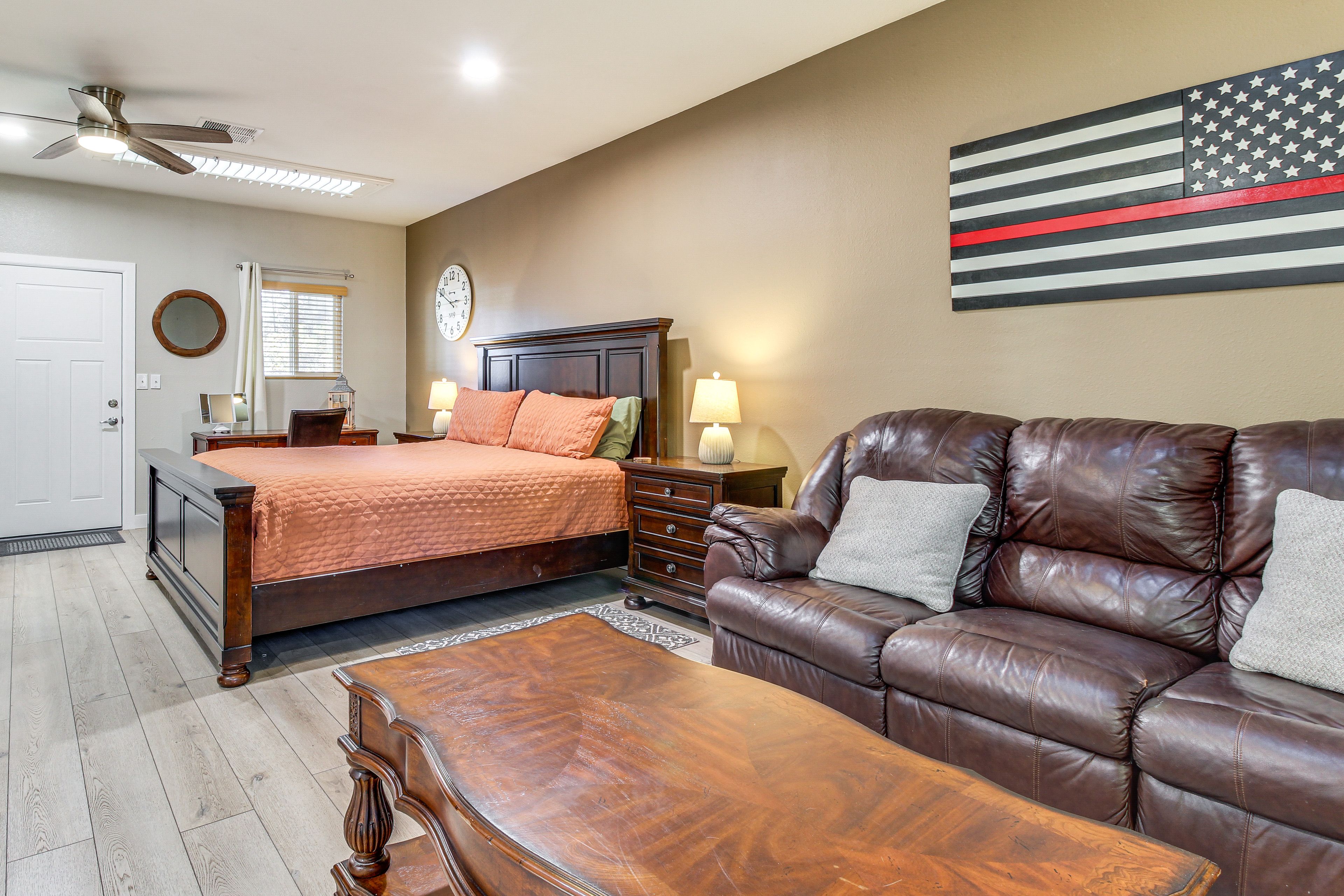 Bedroom 3 | Queen Bed | Queen Sleeper Sofa | Desk | En-Suite Bathroom