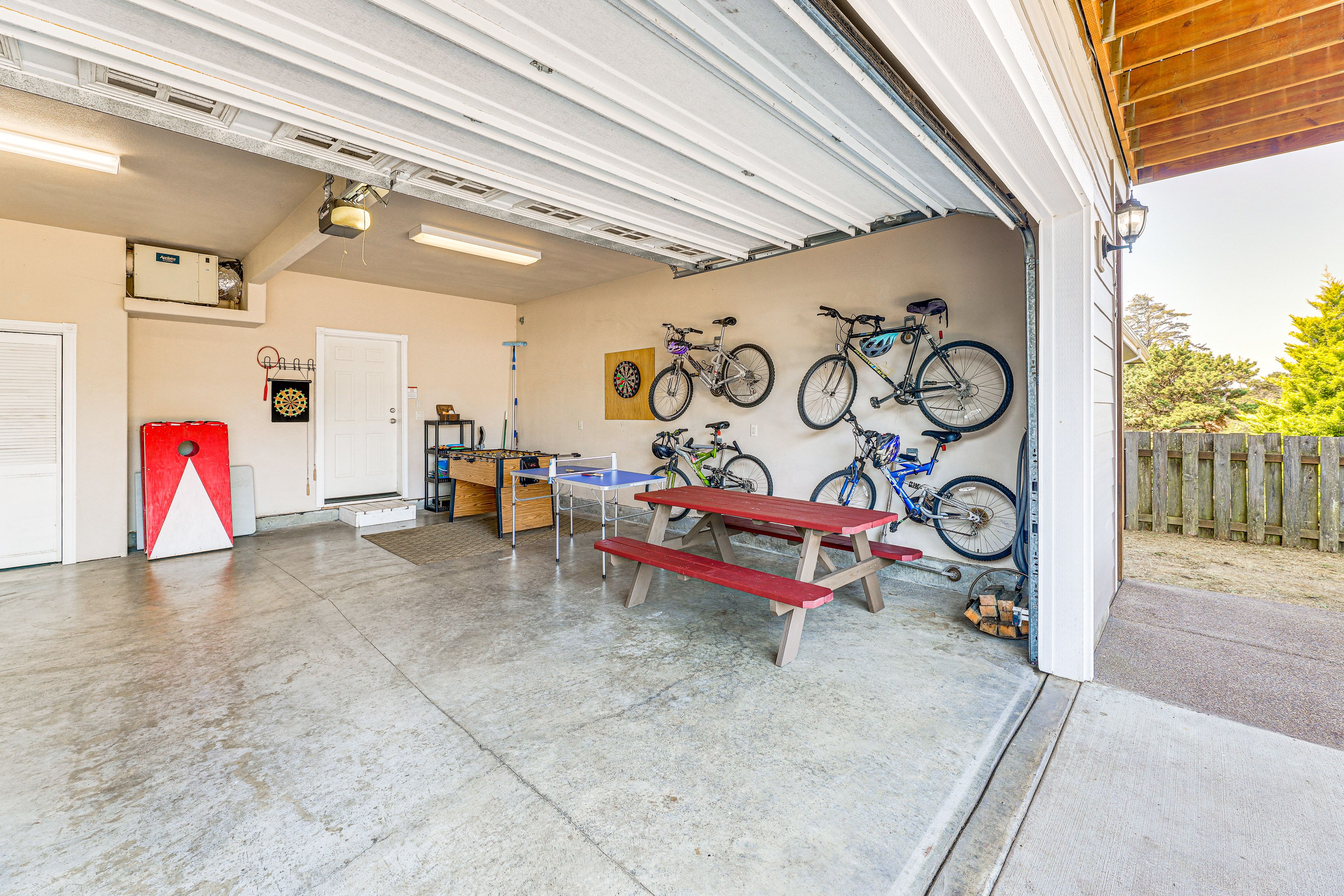 Garage Game Room | Bikes | Backyard Games