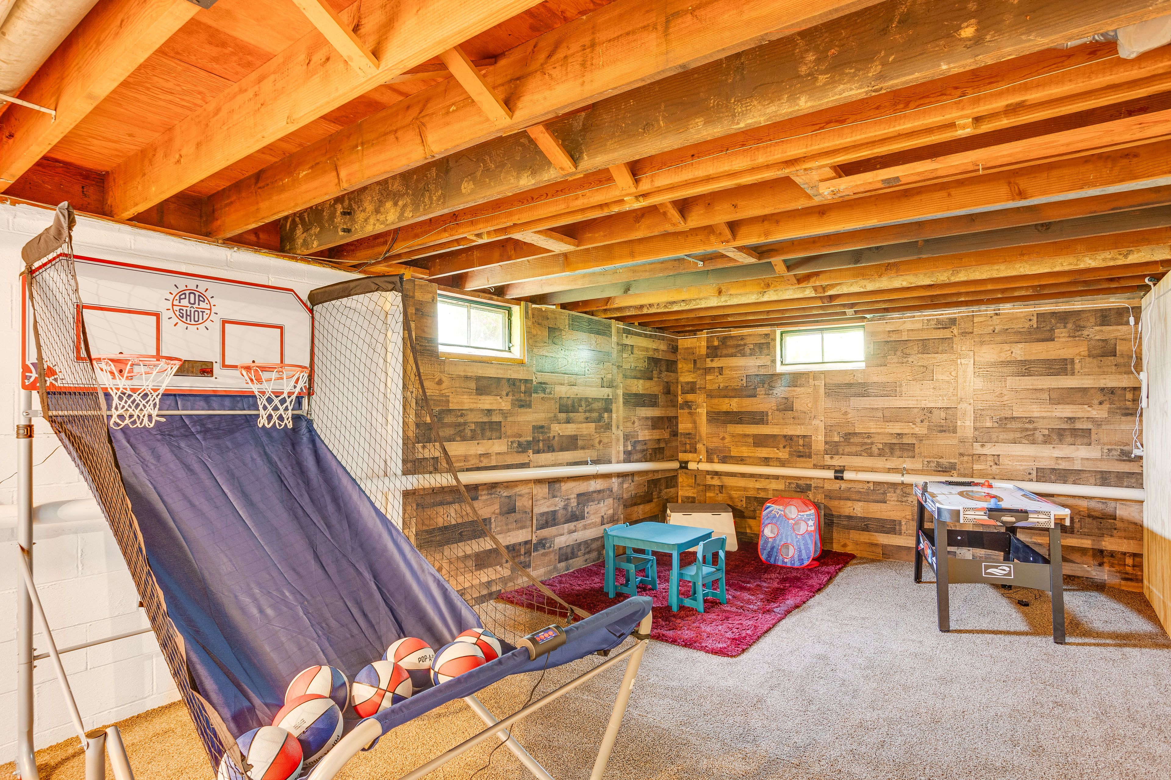 Game Room | Basement | Pop-Shot | Mini Air Hockey