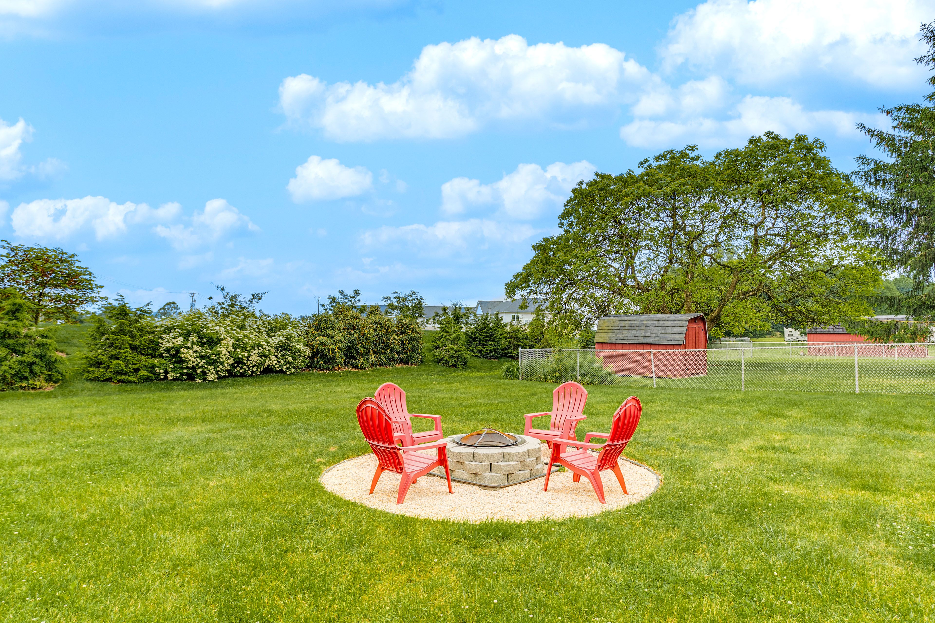 Spacious Yard | Fire Pit
