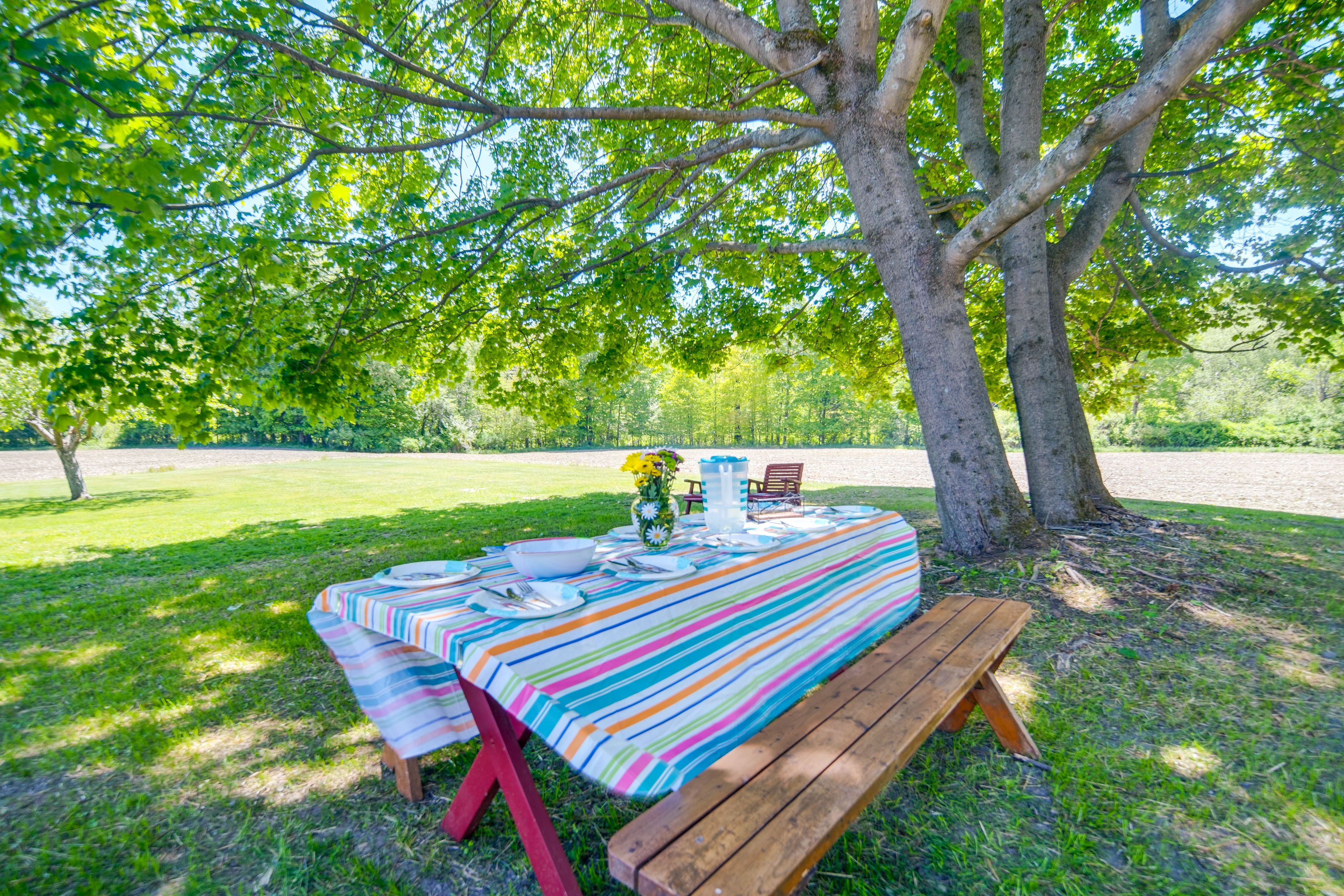 Private Yard | Picnic Table