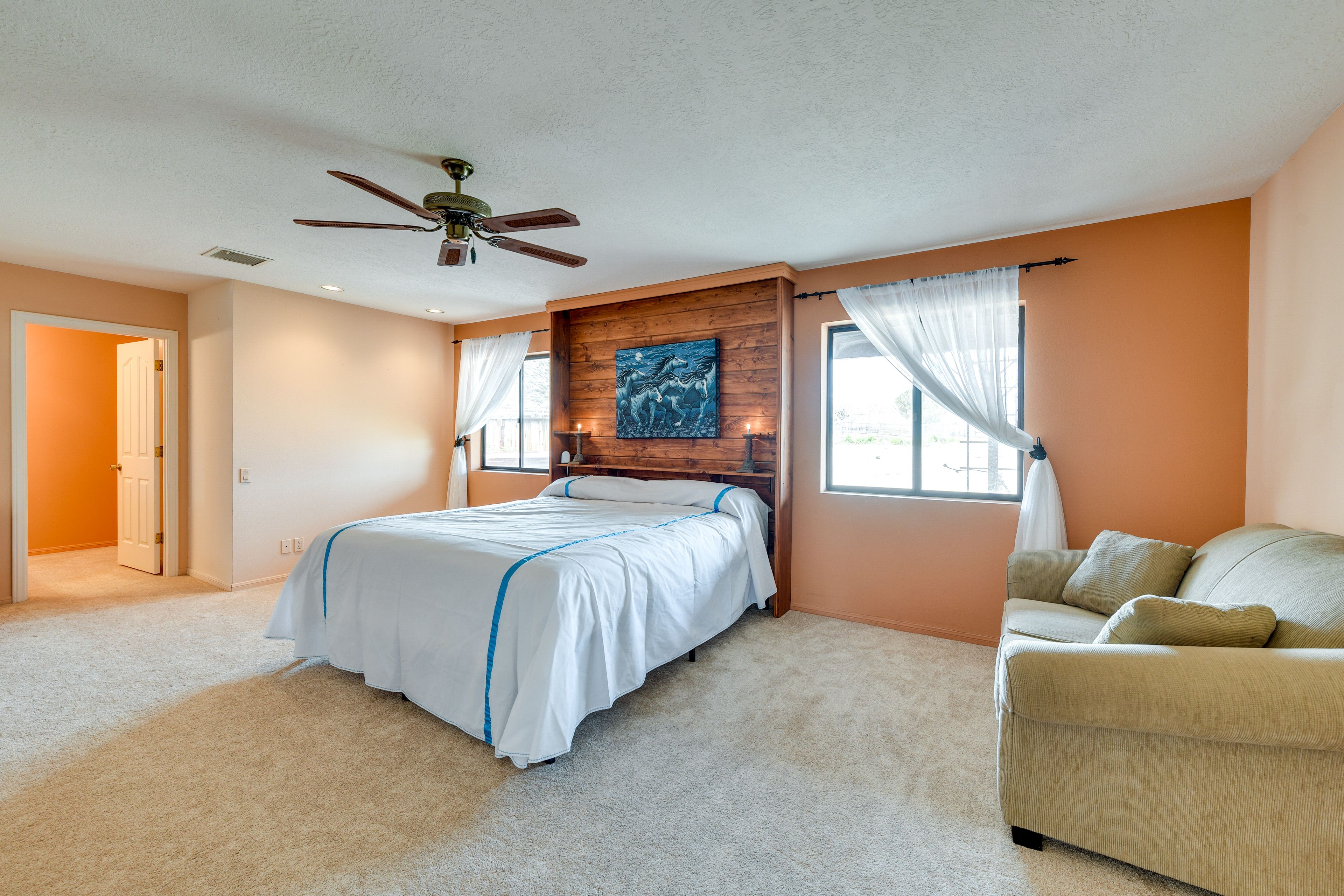 Bedroom 1 | California King Bed | En-Suite Bathroom | Smart TV