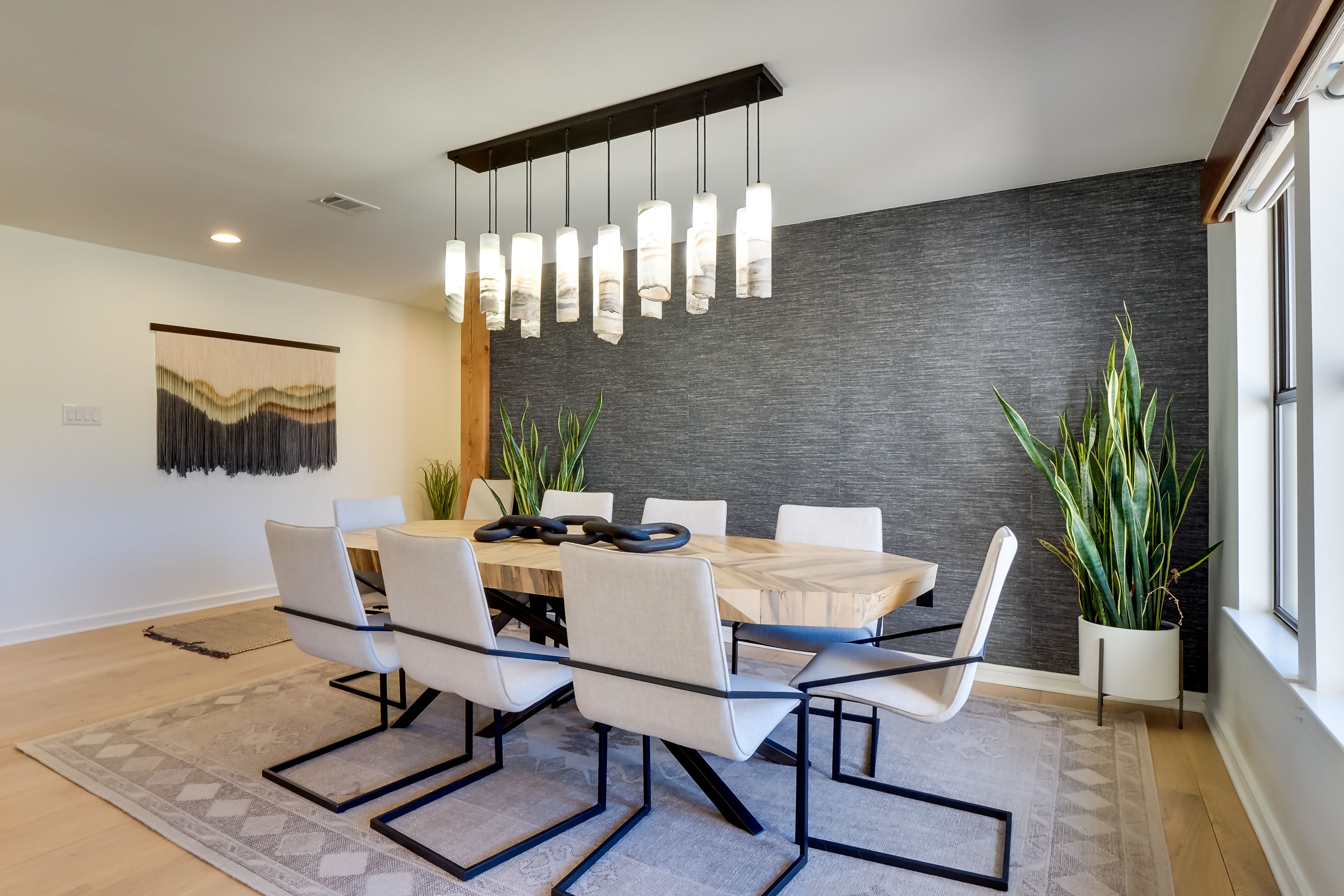 Dining Area | Central A/C | Single-Story Home