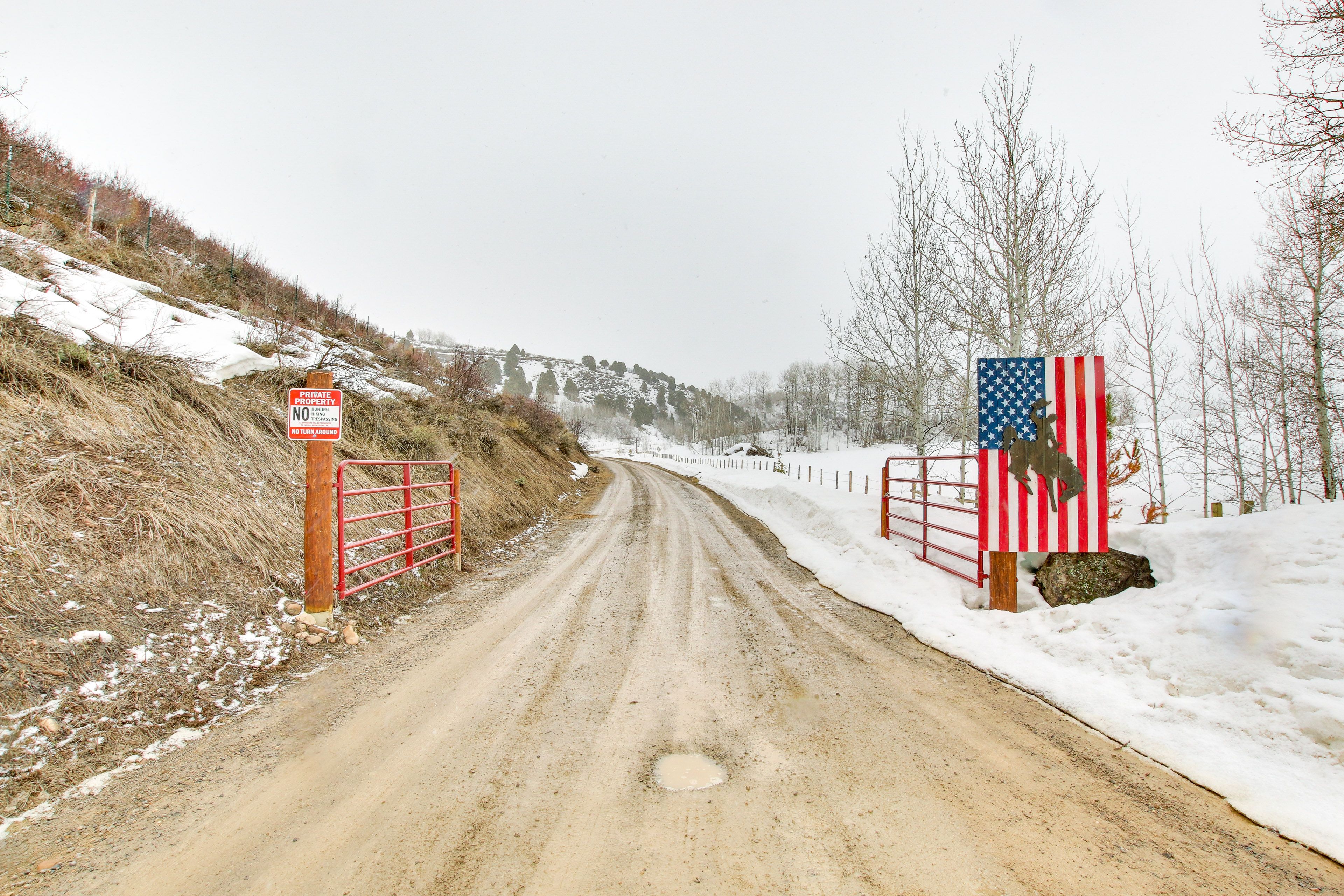 Private Road to Property