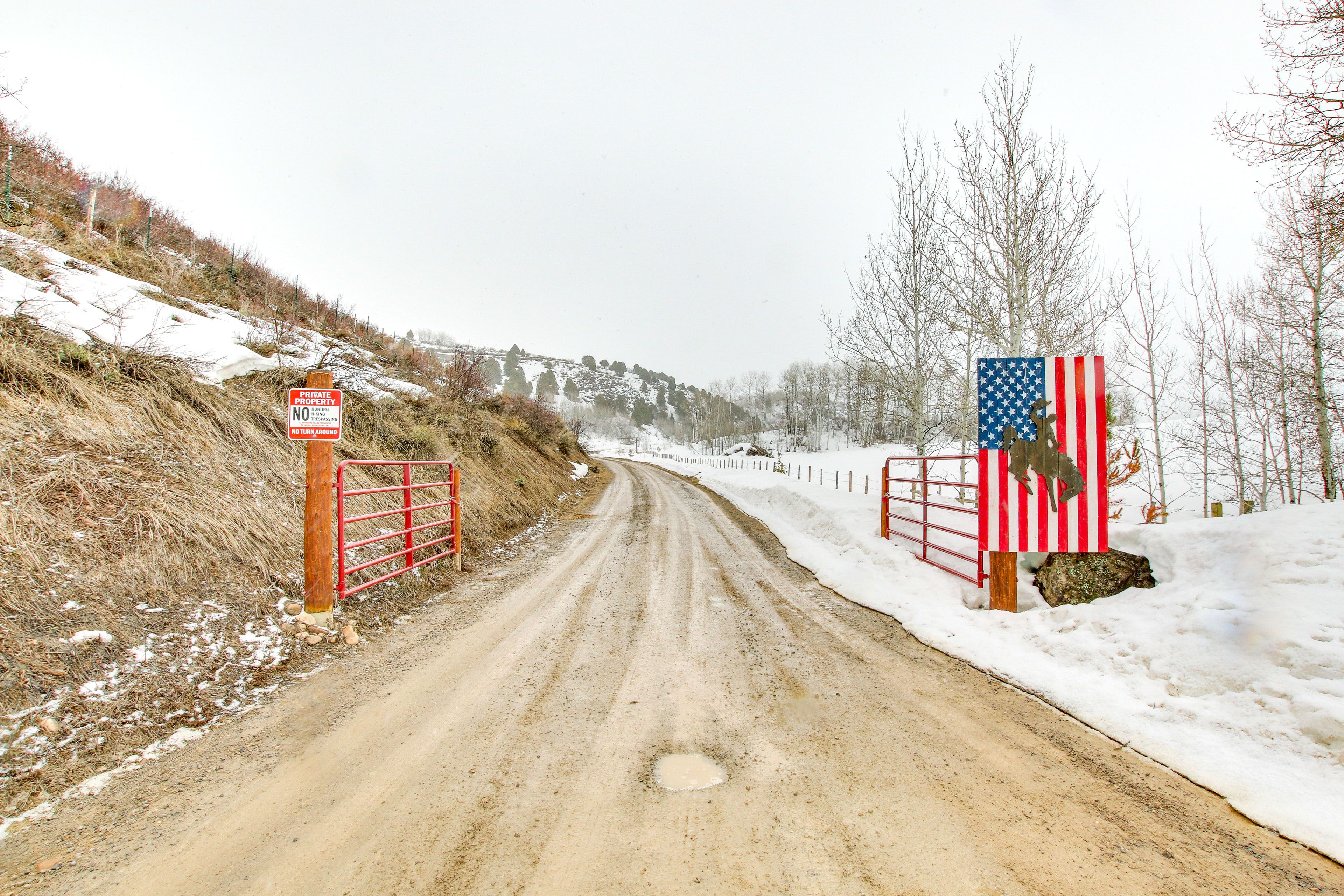 Private Road to Property