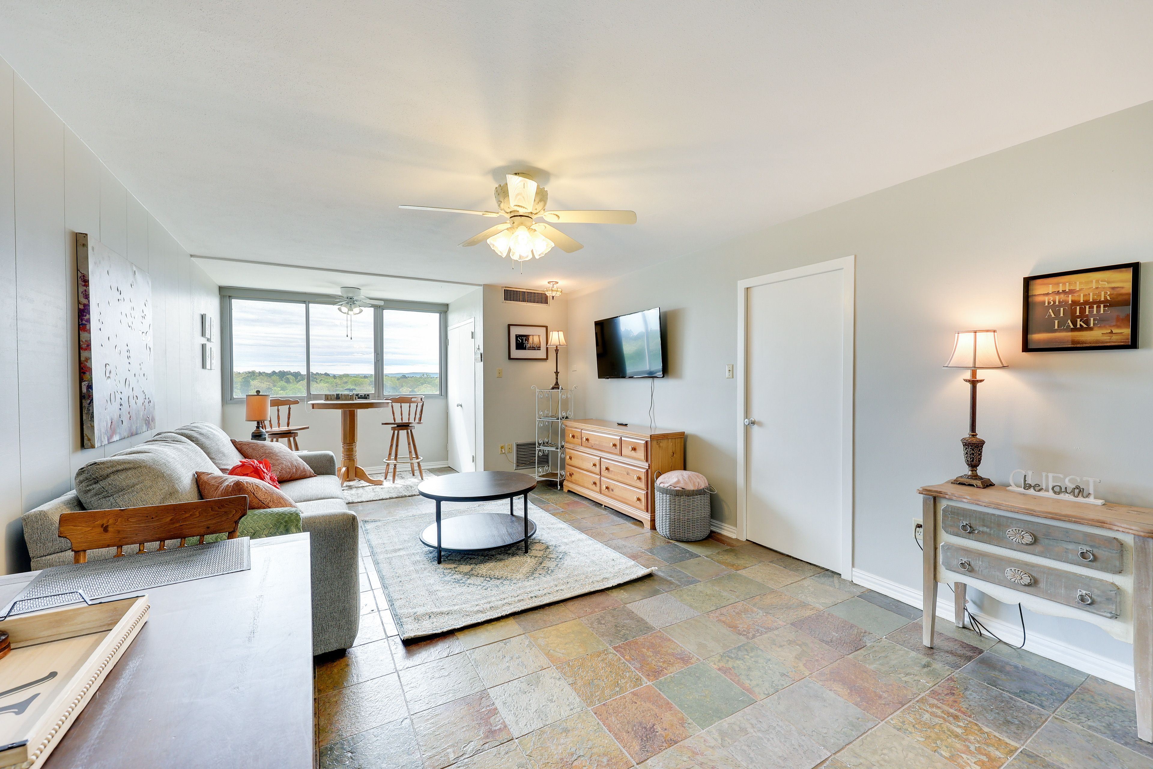Living Room | Full Sleeper Sofa | Pack 'n Play | Smart TV