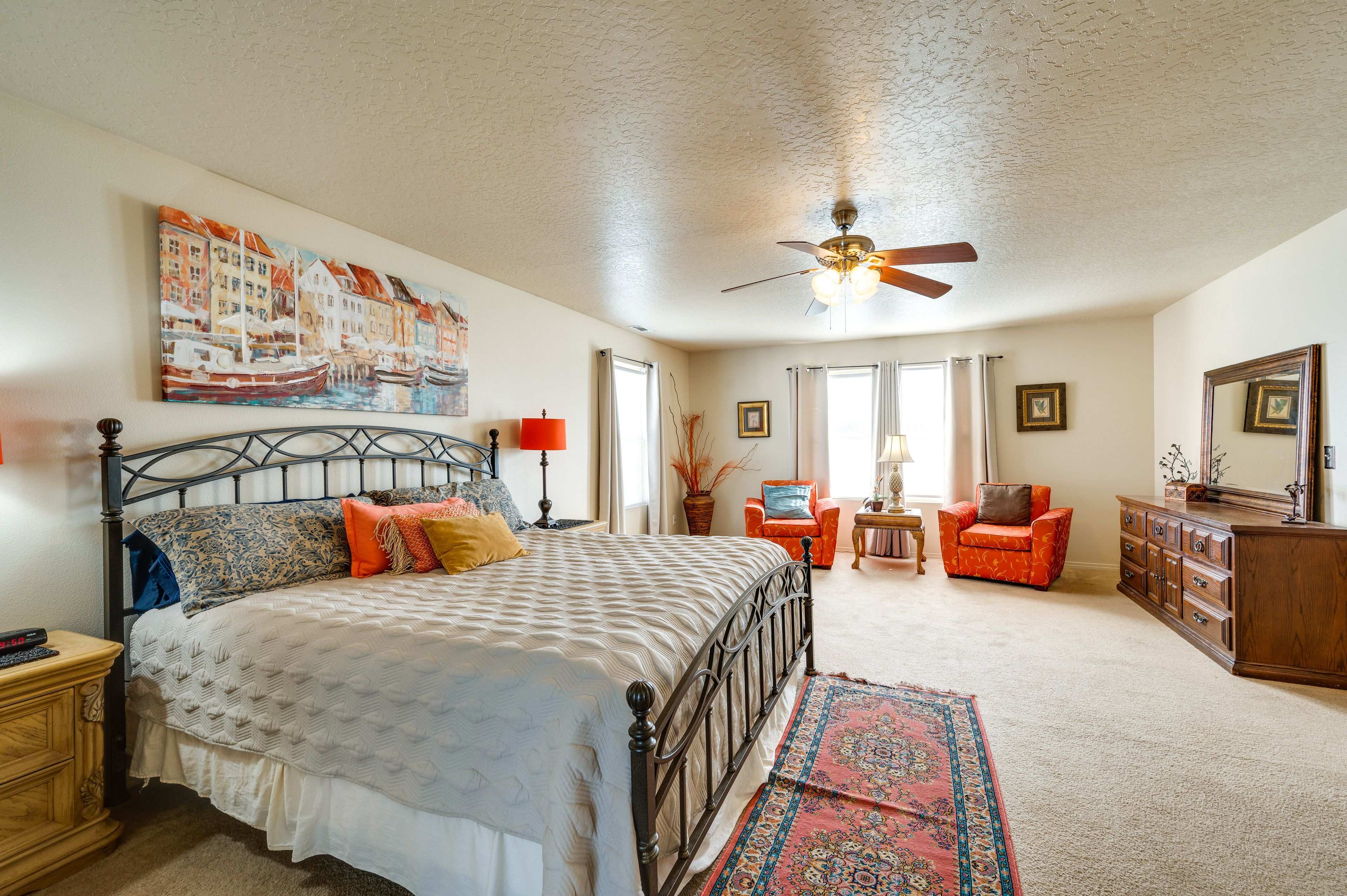 Bedroom 1 | King Bed | Linens Provided | 2nd Floor