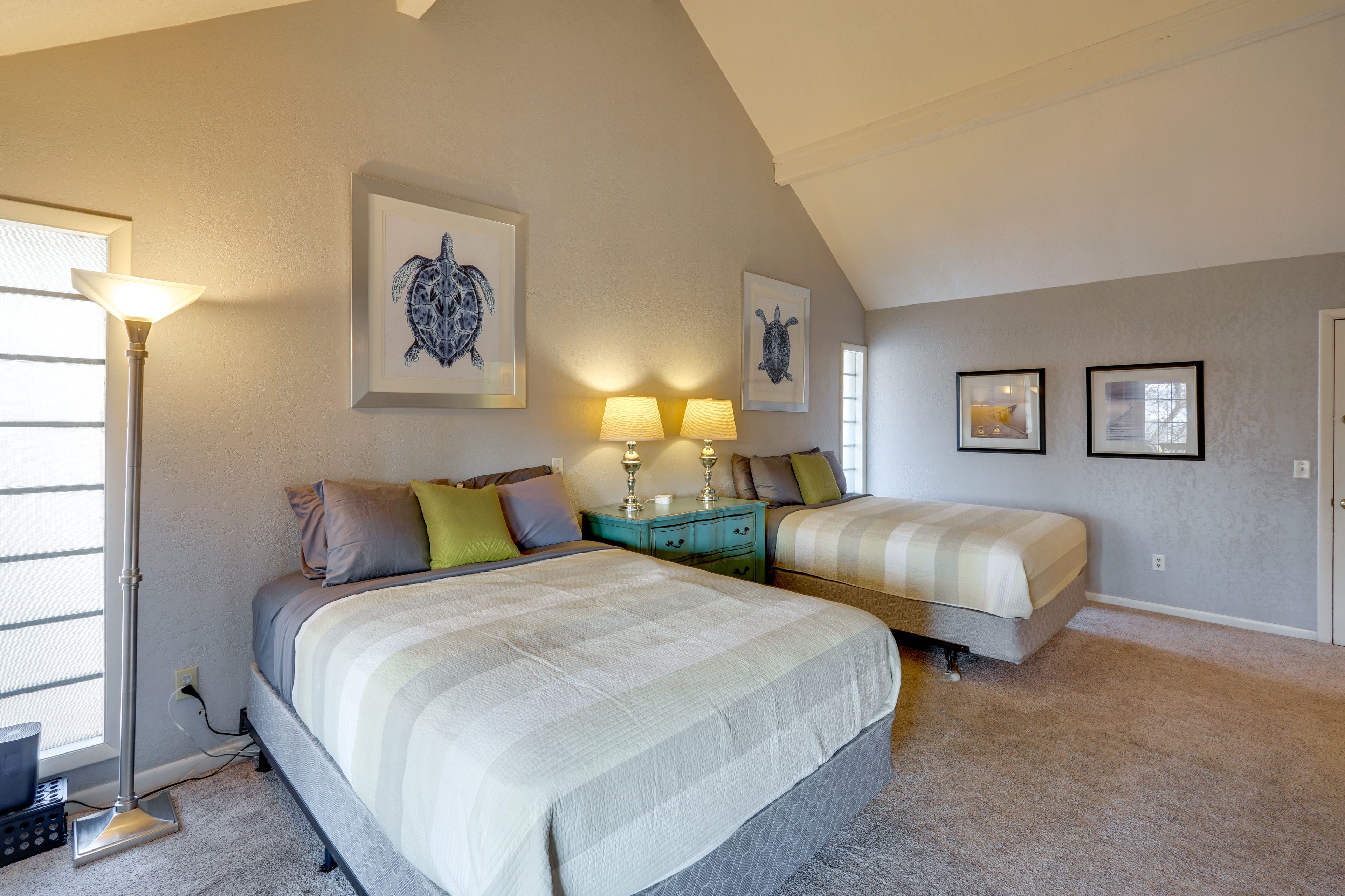 Bedroom 1 | 2 Queen Beds | Main Level